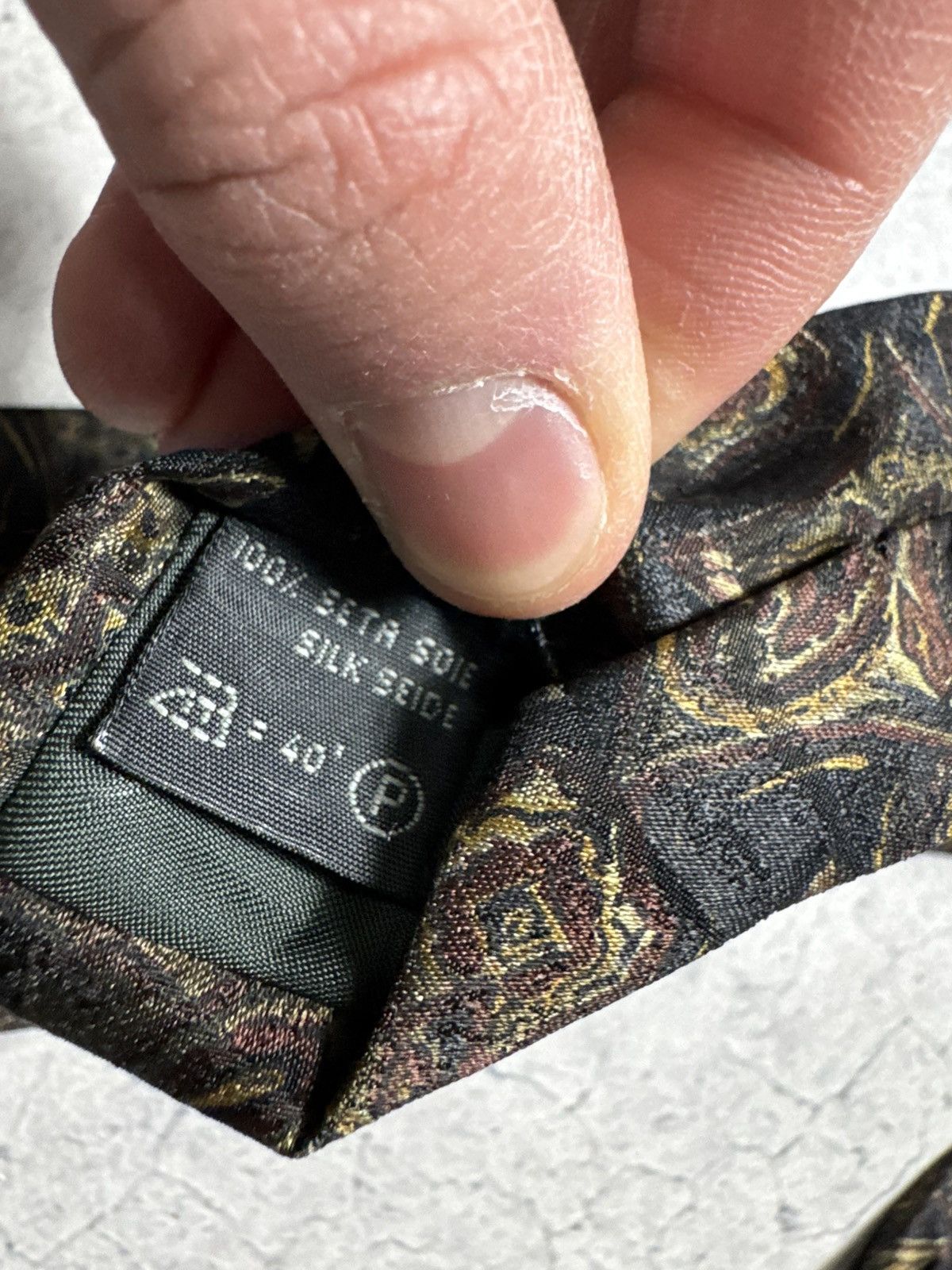 Ermenegildo Zegna Ermegildo Z Zegna Luxury Vintage Silk Tie Size ONE SIZE - 2 Thumbnail