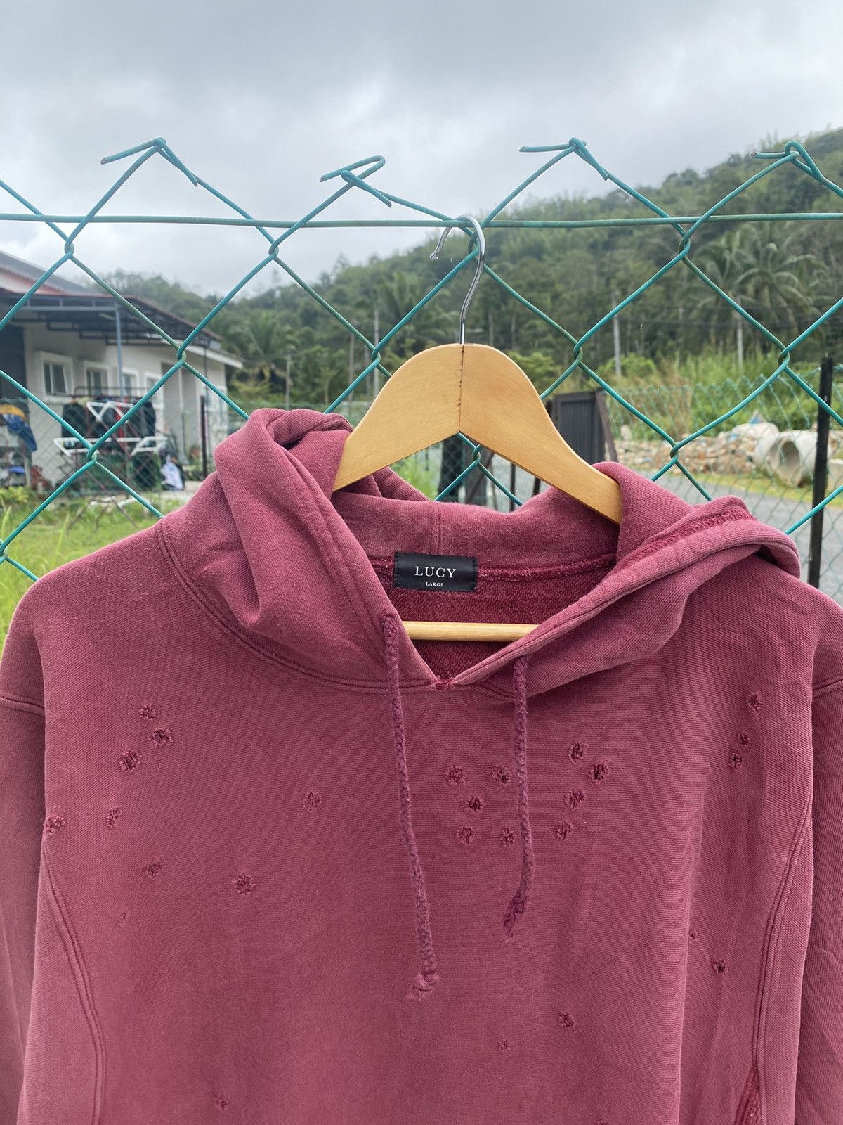 Japanese Brand Distressed Lucy Baggy Hoodies Undercover Style Size US L / EU 52-54 / 3 - 3 Thumbnail