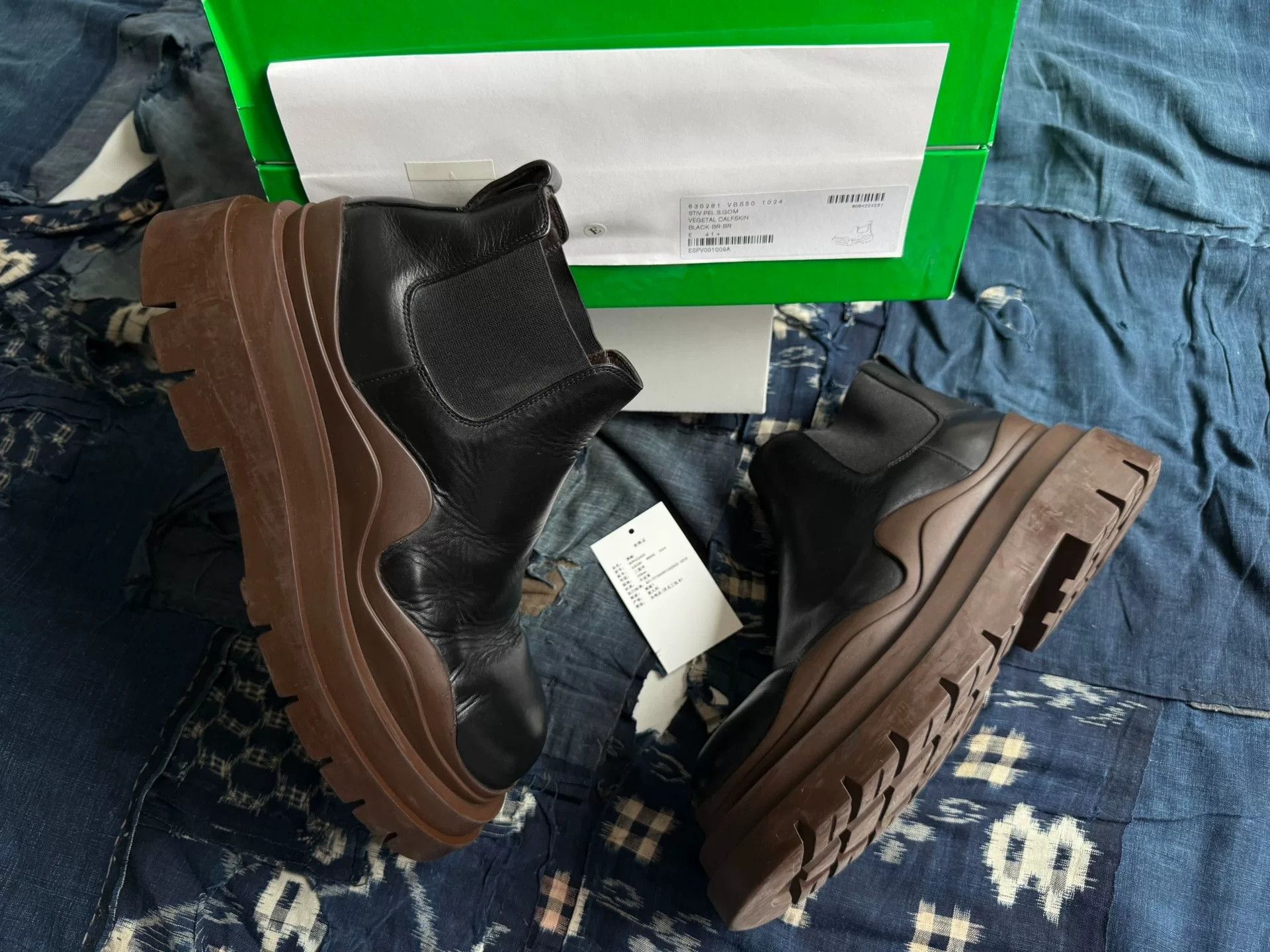 Bottega Veneta Bottega Veneta Tire Platform Chelsea Boots Size US 5 / EU 37 - 1 Thumbnail
