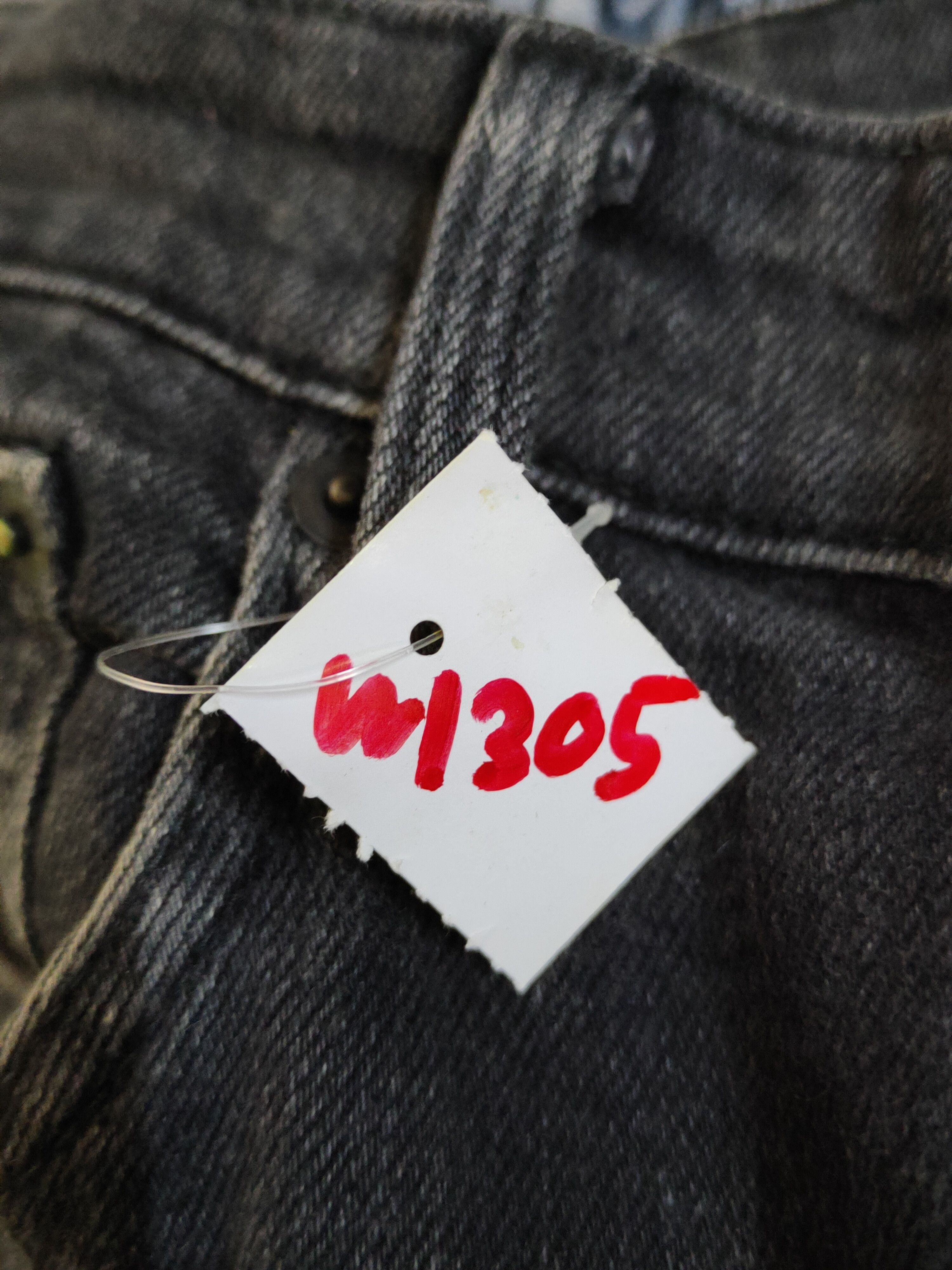 Edwin Edwin Black Distressed Ripped denim Jeans #W1305 Size US 31 - 19 Thumbnail