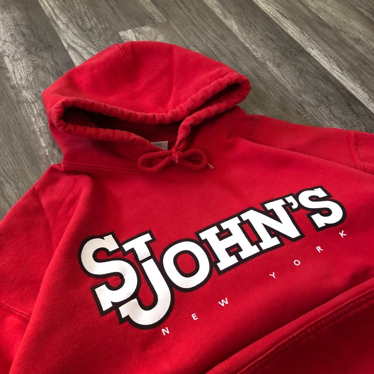 Gildan Red St. John's Hoodie, L Size US L / EU 52-54 / 3 - 1 Thumbnail