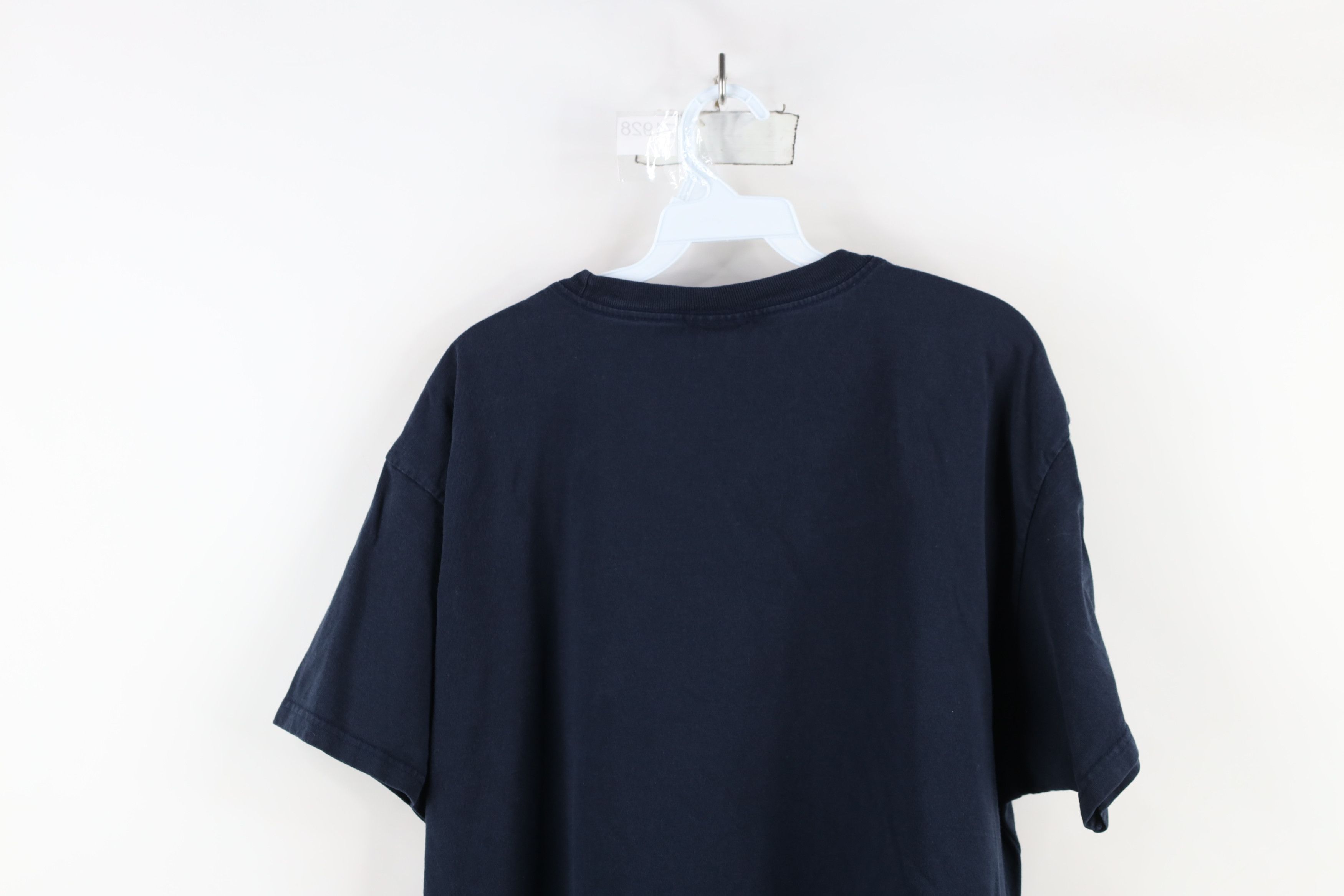 Ralph Lauren × Vintage Vintage 90s Ralph Lauren Spell Stamp New York T-Shirt Blue Size US XL / EU 56 / 4 - 11 Thumbnail