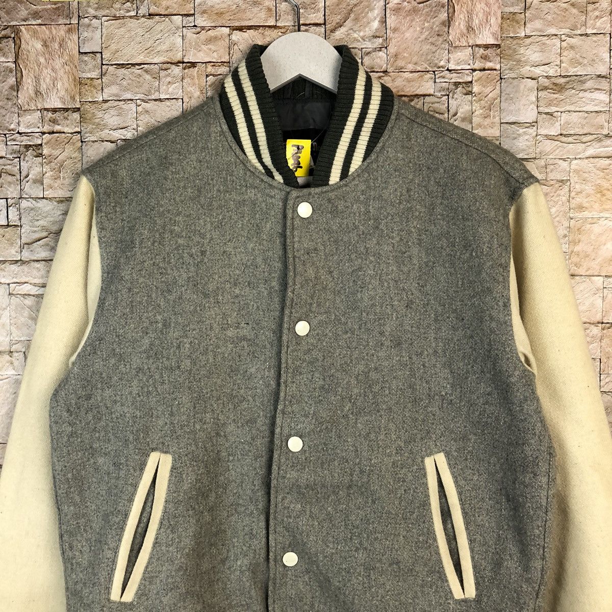 Japanese Brand Fair Mont Grey Bombers Jacket #A1096 Size US S / EU 44-46 / 1 - 5 Thumbnail