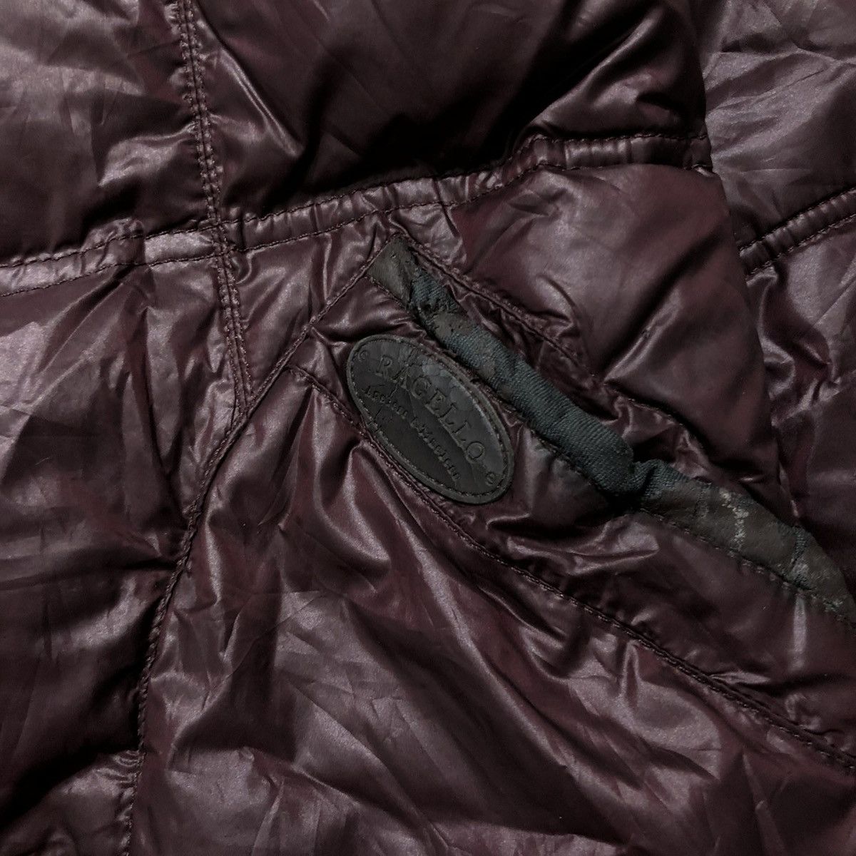 Japanese Brand 2000s Ragello Puffer Down Jacket Fur Ziphoodie Lgb Size US L / EU 52-54 / 3 - 7 Thumbnail