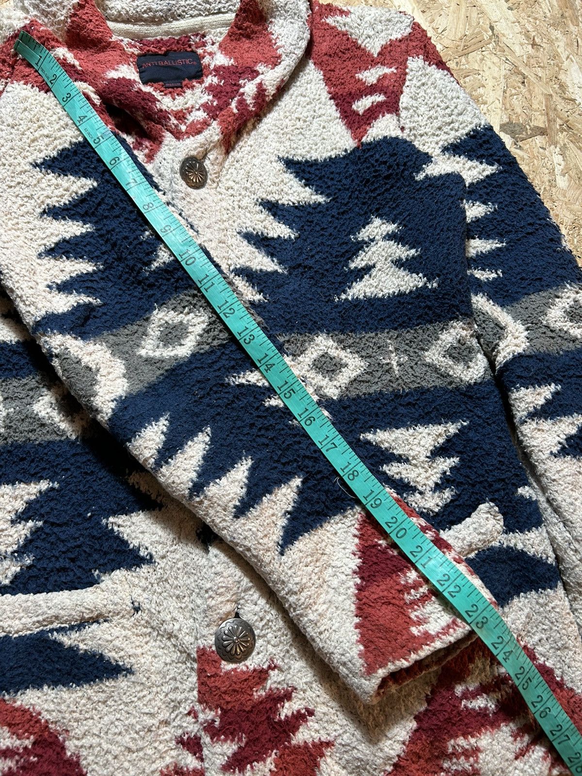 Japanese Brand Anti Ballistic Navajo Aztec Chimayo Fleece Size US M / EU 48-50 / 2 - 13 Thumbnail