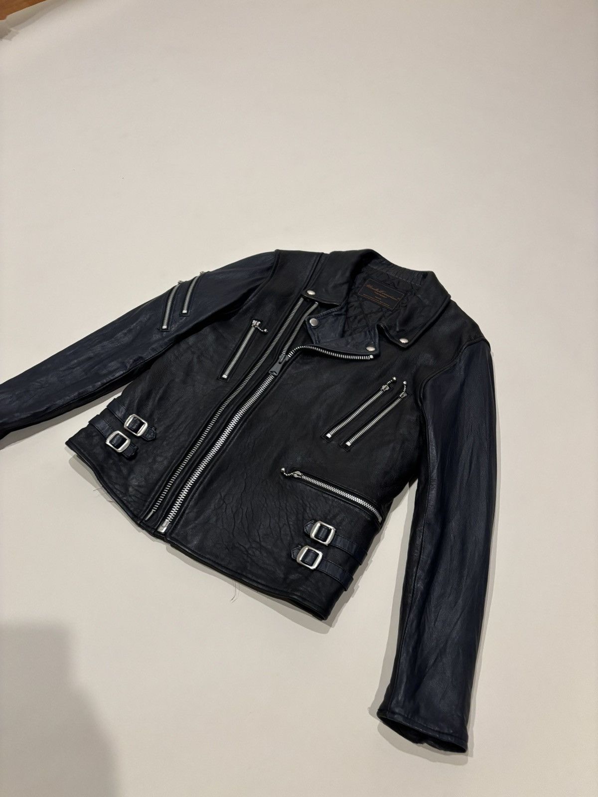 Undercover Undercover AW03 ‘Paper Doll’ Sheepskin Riders Leather Jacket Size US M / EU 48-50 / 2 - 4 Thumbnail