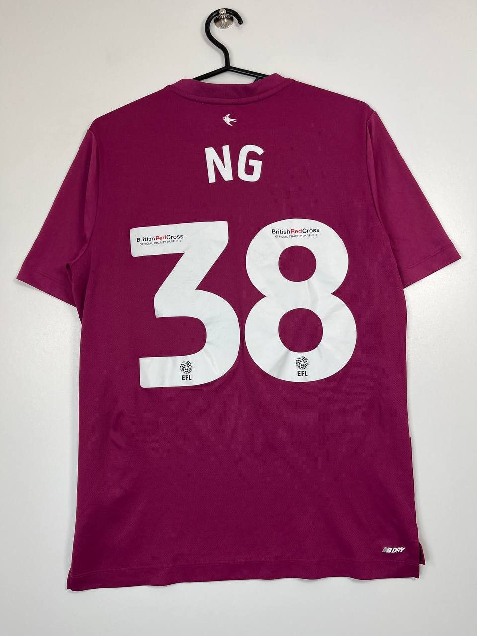 New Balance Cardiff City NG #38 Away Shirt Football Jersey New Balance S Size US S / EU 44-46 / 1 - 6 Thumbnail