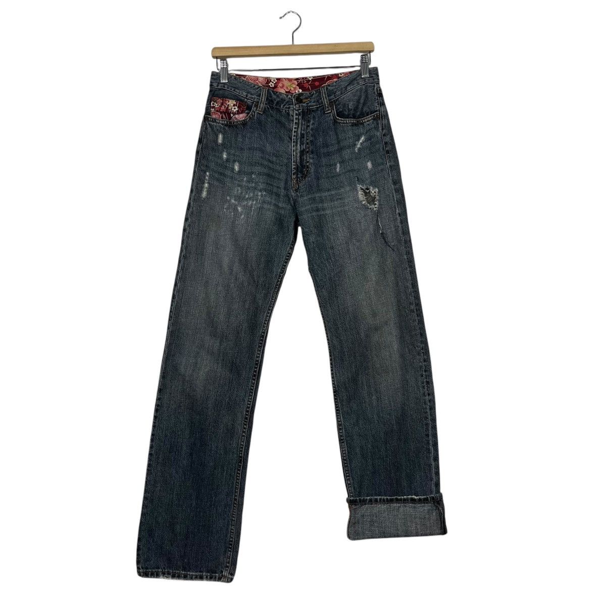 Japanese Brand Vintage Japanese Designer Distressed Denim Jeans Size 30" / US 8 / IT 44 - 11 Thumbnail