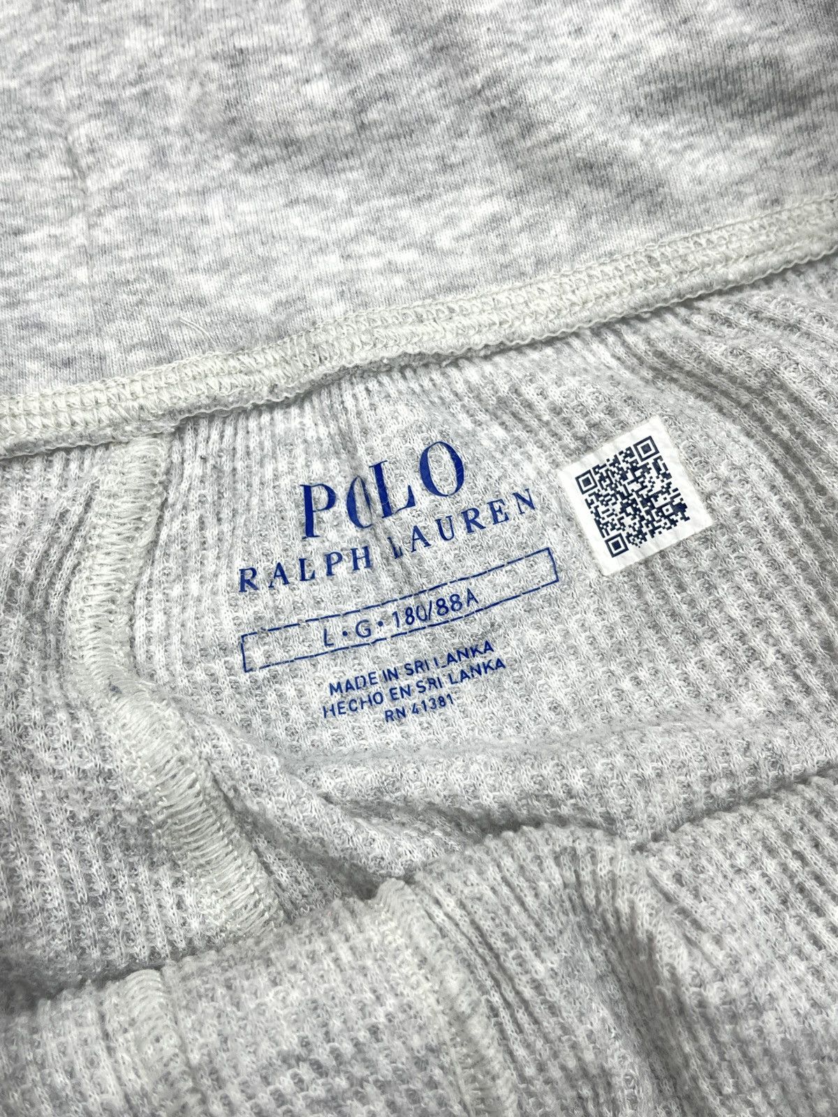 Polo Ralph Lauren Mens Polo Ralph Lauren Sweatpants Grey Y2K Rugby Size L Size US 34 / EU 50 - 6 Thumbnail