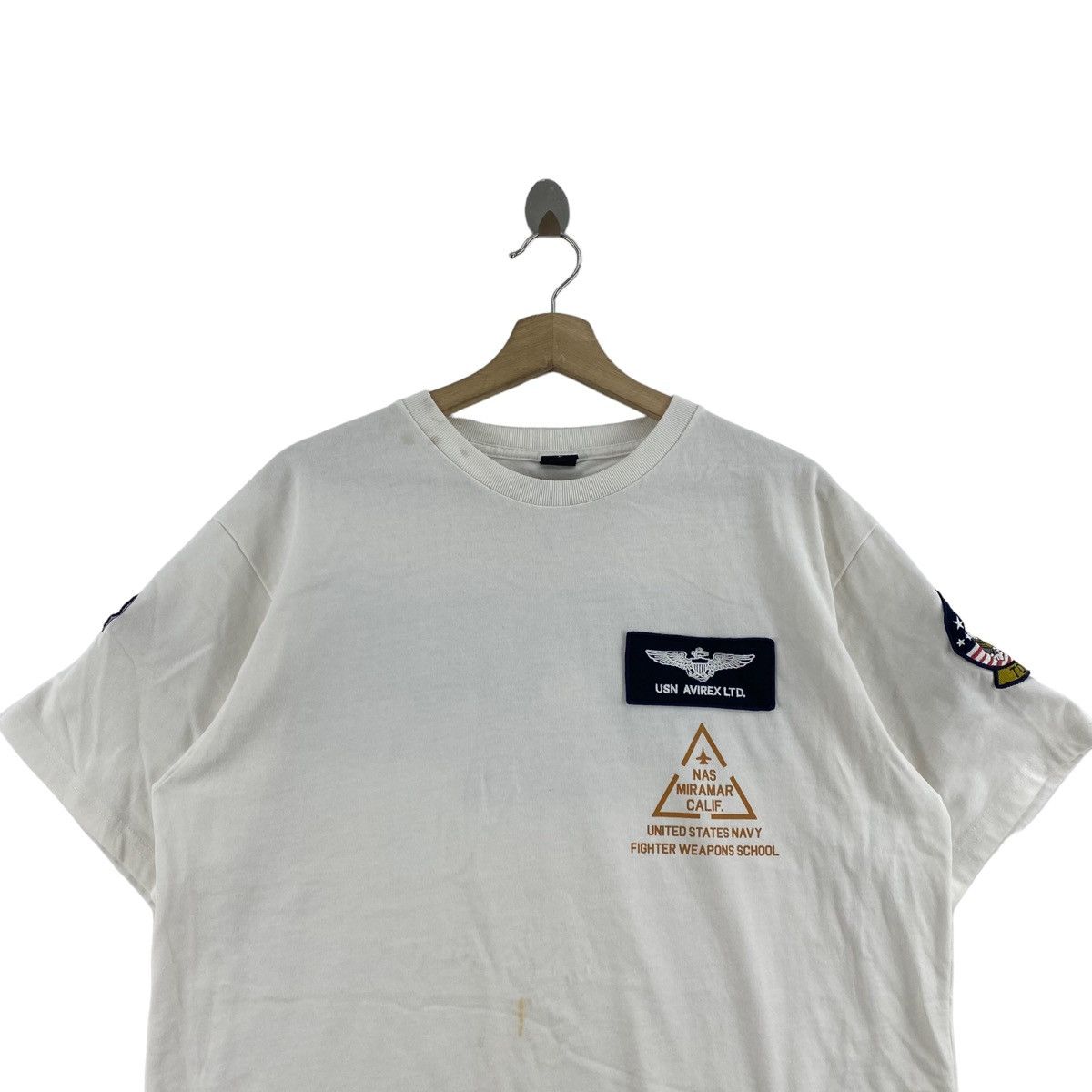 Avirex AVIREX USA ARMY Navy Top Gun Air Combat Manoeuvring Print Size US L / EU 52-54 / 3 - 4 Thumbnail