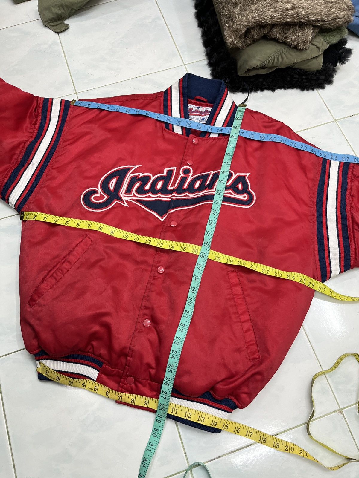Starter 🔥🔥🔥MLB STARTER CLEVELAND INDIANS VARSITY JACKET Size US L / EU 52-54 / 3 - 24 Thumbnail