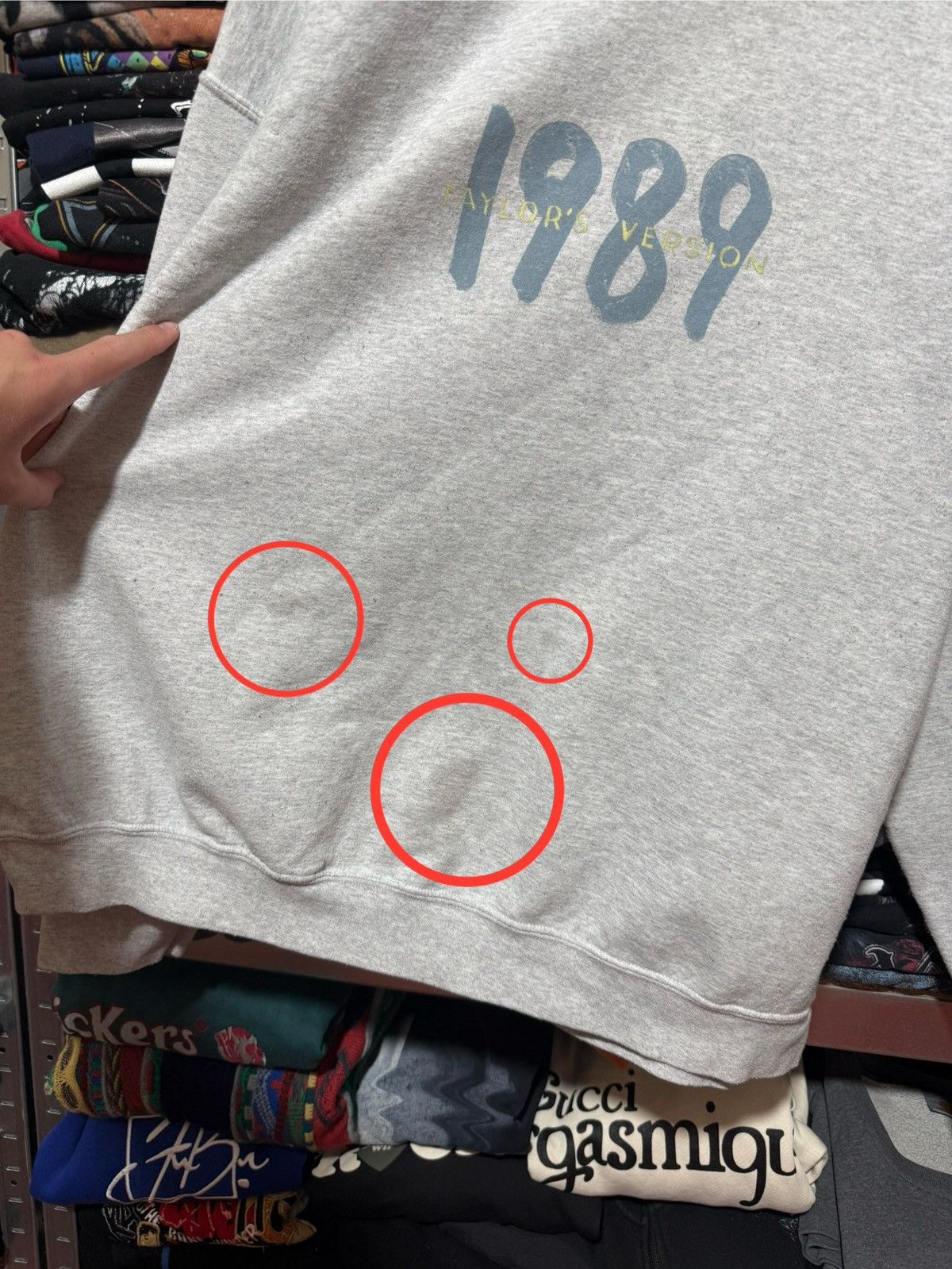 Band Tees Taylor Swift Taylor Version 1989 Sweatshirt 3XL Y2K HYPE Size US XXL / EU 58 / 5 - 7 Thumbnail