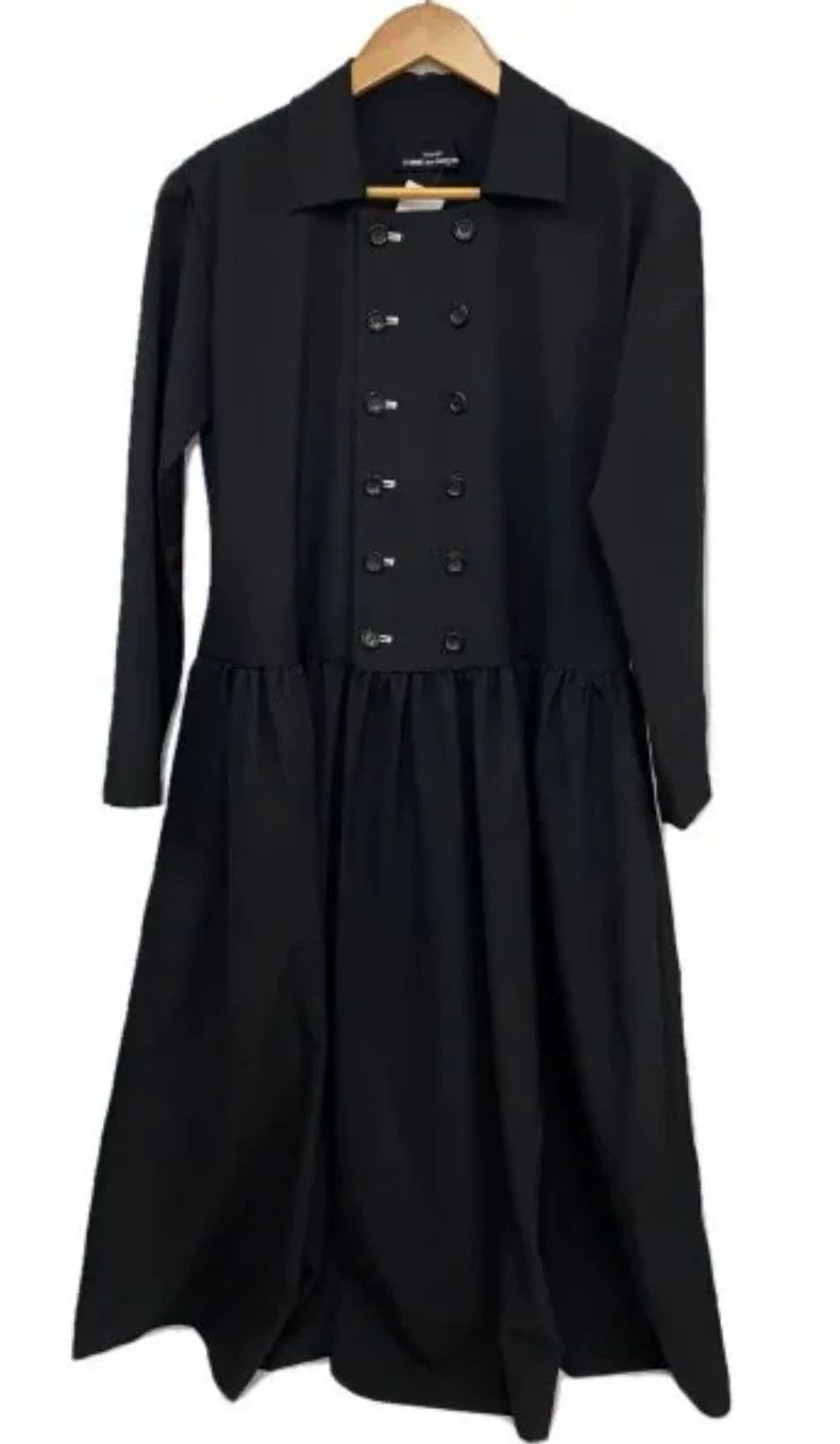 Comme des Garcons Comme Des Garcons Long Sleeve Black Wool Dress Size M / US 6-8 / IT 42-44 - 1 Thumbnail