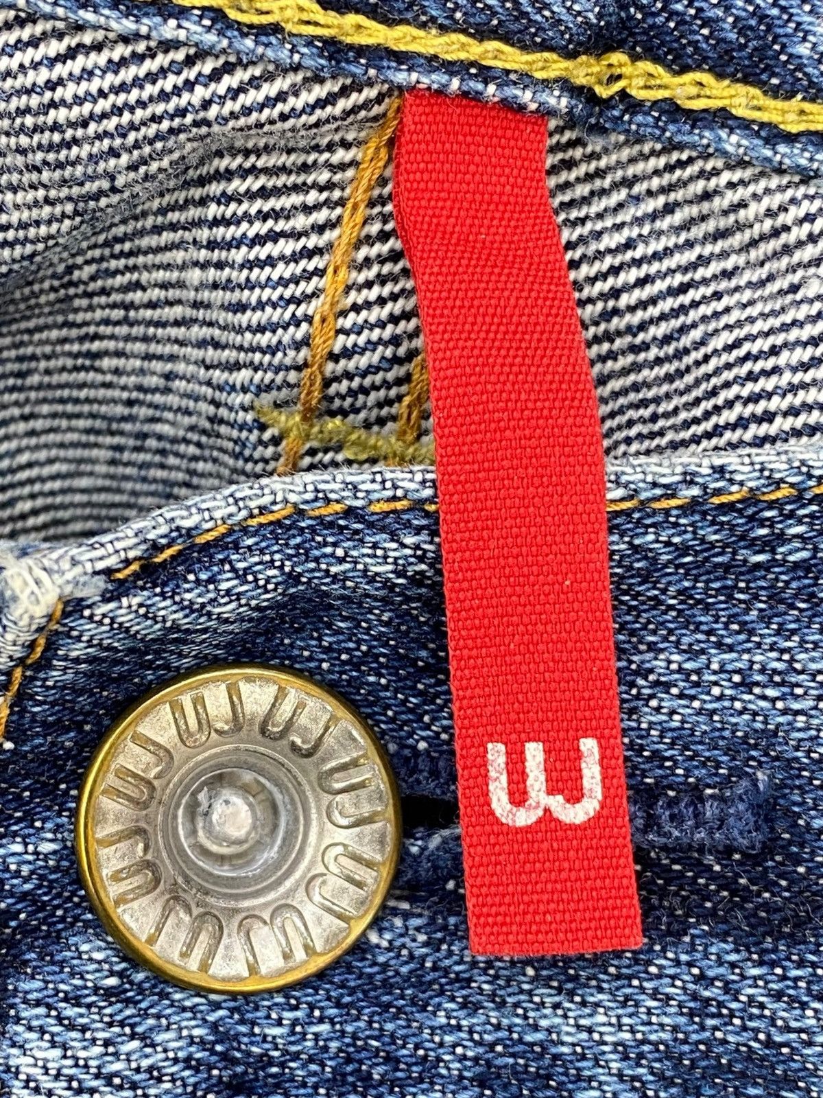 Uniqlo Uniqlo X Selvage Blue Wash Style Straight Leg Jeans Size US 31 - 12 Thumbnail