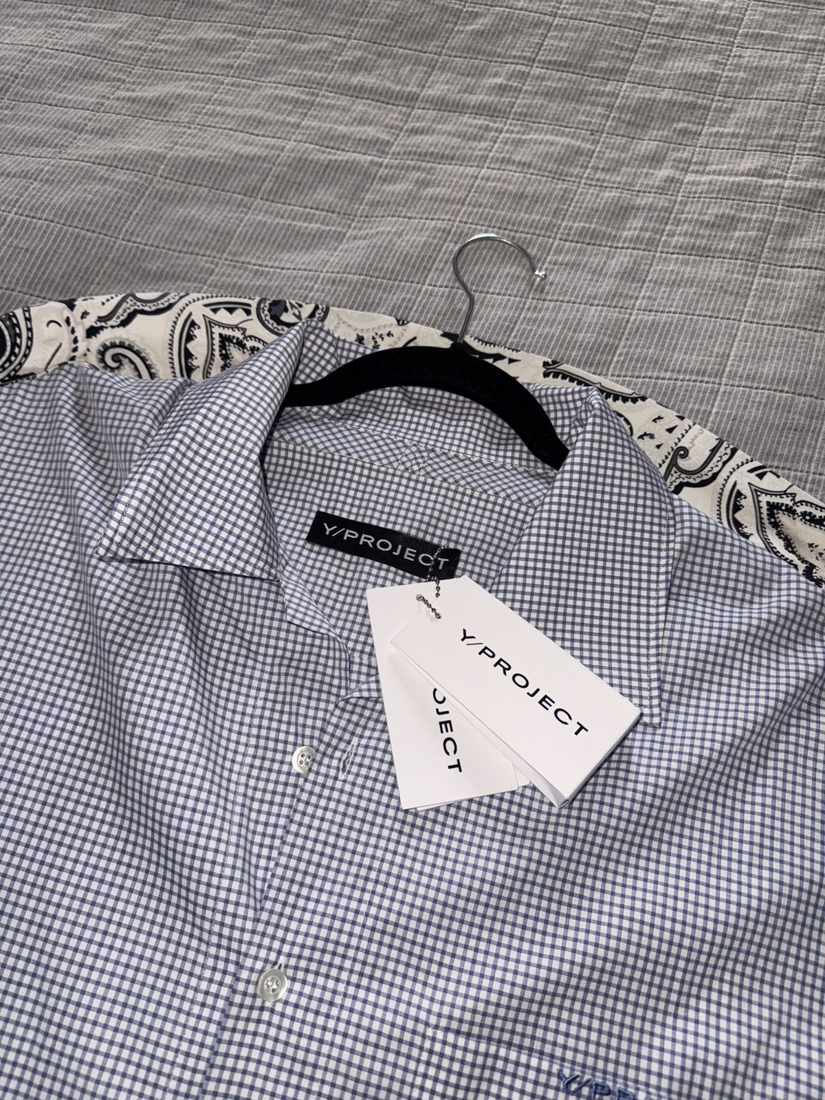 Y/Project Y/project blue white summer short sleeve short m Size US M / EU 48-50 / 2 - 7 Thumbnail
