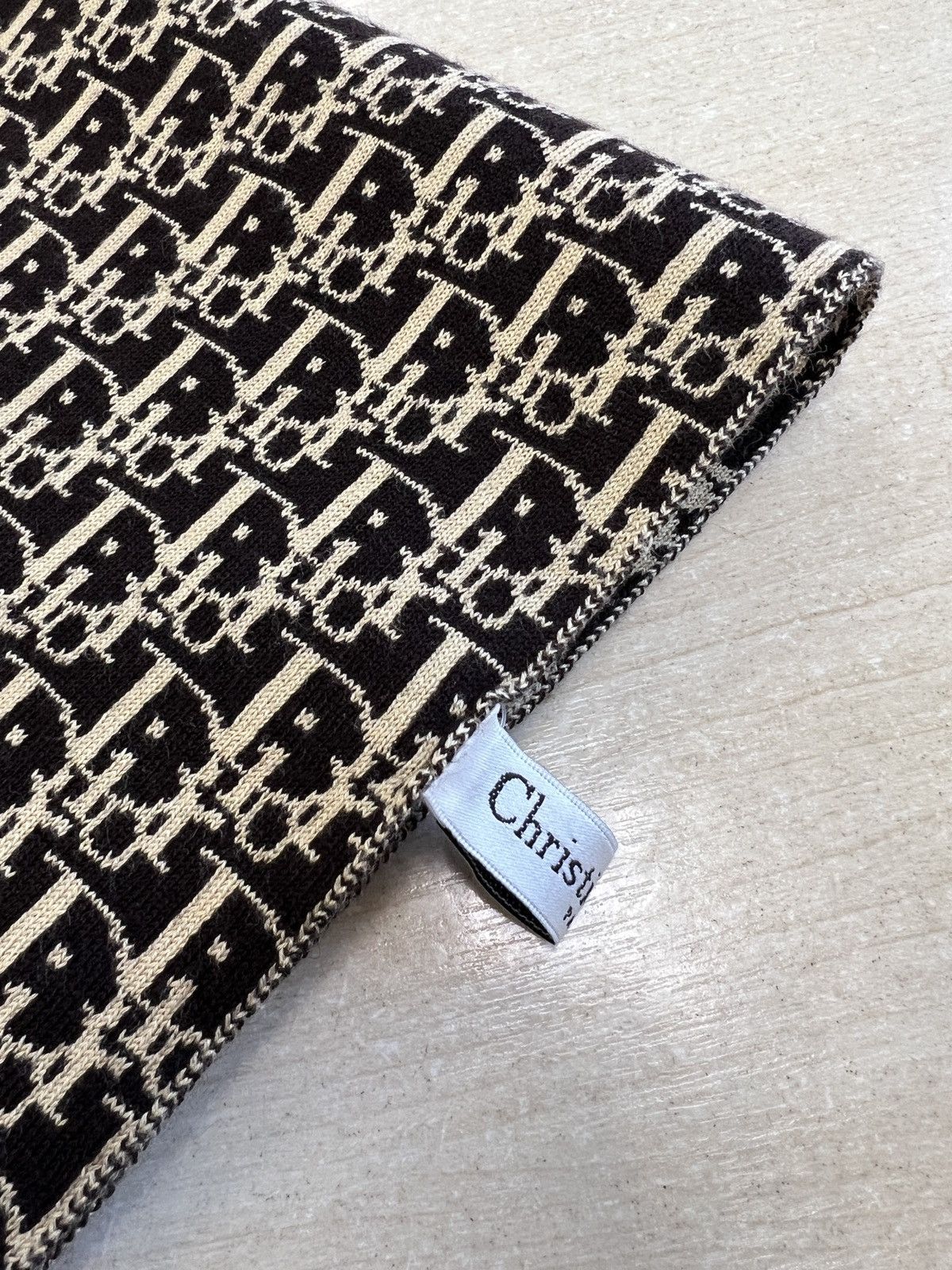 Dior Christian Dior Oblique Monogram Wool/cashmere Scarf Size ONE SIZE - 4 Thumbnail