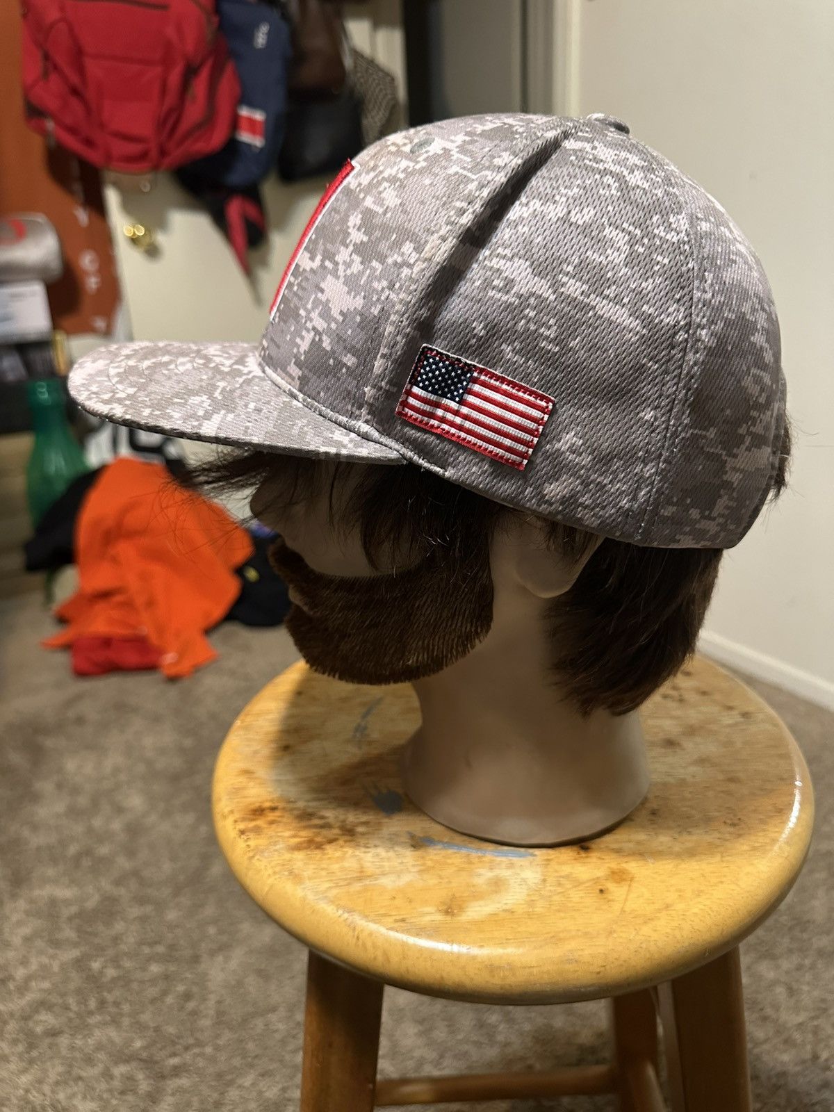 NCAA Vintage NCAA Nebraska Cornhusker “camouflage” hat 00s Size ONE SIZE - 5 Thumbnail