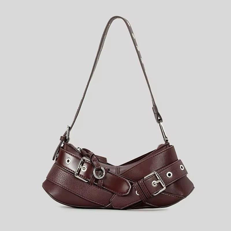 Vintage Ladies Luxury Pu Leather Belts DecoTote Bags Size ONE SIZE - 5 Thumbnail