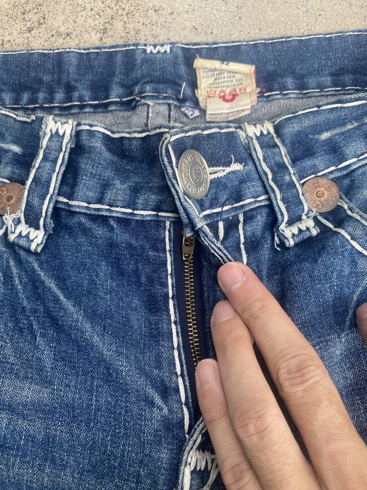 If Six Was Nine × Japanese Brand × True Religion Flare Jeans True Rerigion Size US 33 - 12 Thumbnail