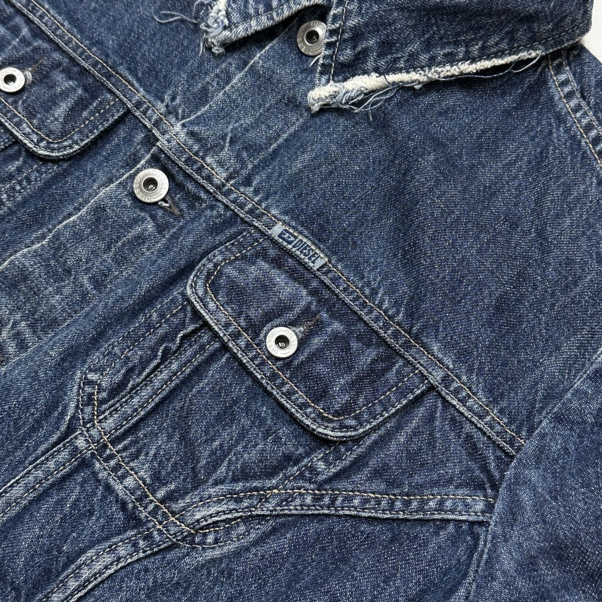 Diesel Diesel Vintage Y2K Denim Cropped Distressed avant-garde Size XL / US 12-14 / IT 48-50 - 4 Thumbnail