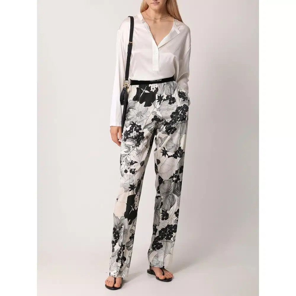 Tom Ford o1loc1c0525 ABJ320 Graphic Floral Print Pj Pant Multicolor Size 26" / US 2 / IT 38 - 3 Thumbnail