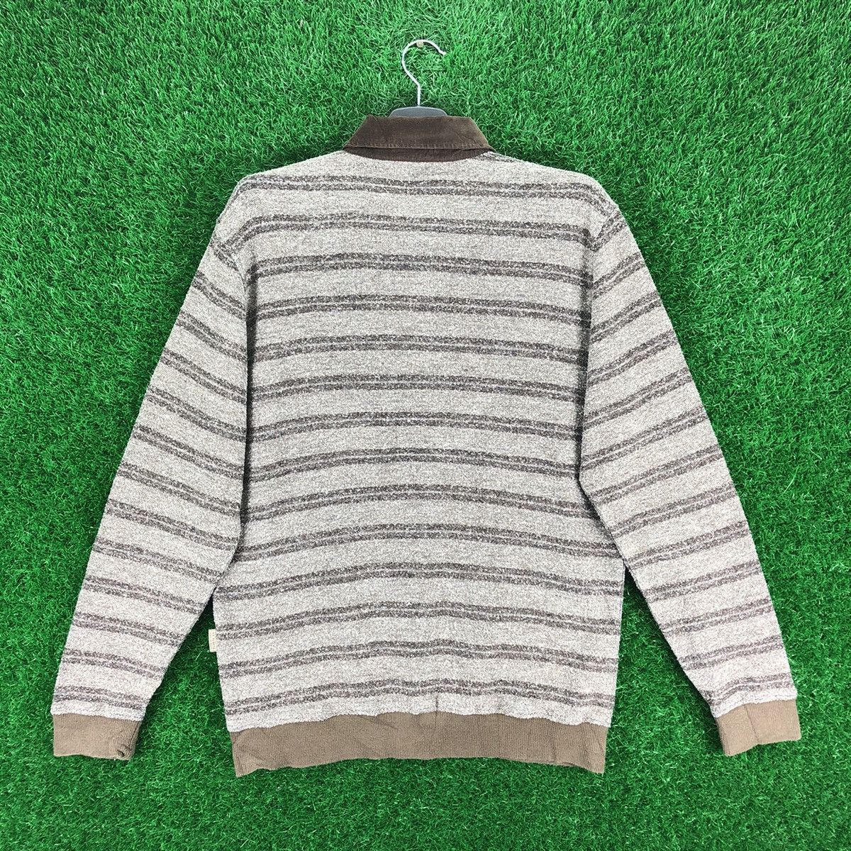 Japanese Brand Vintage 90's Knit Polo Shirt by Simple Life Japan Size US L / EU 52-54 / 3 - 4 Thumbnail