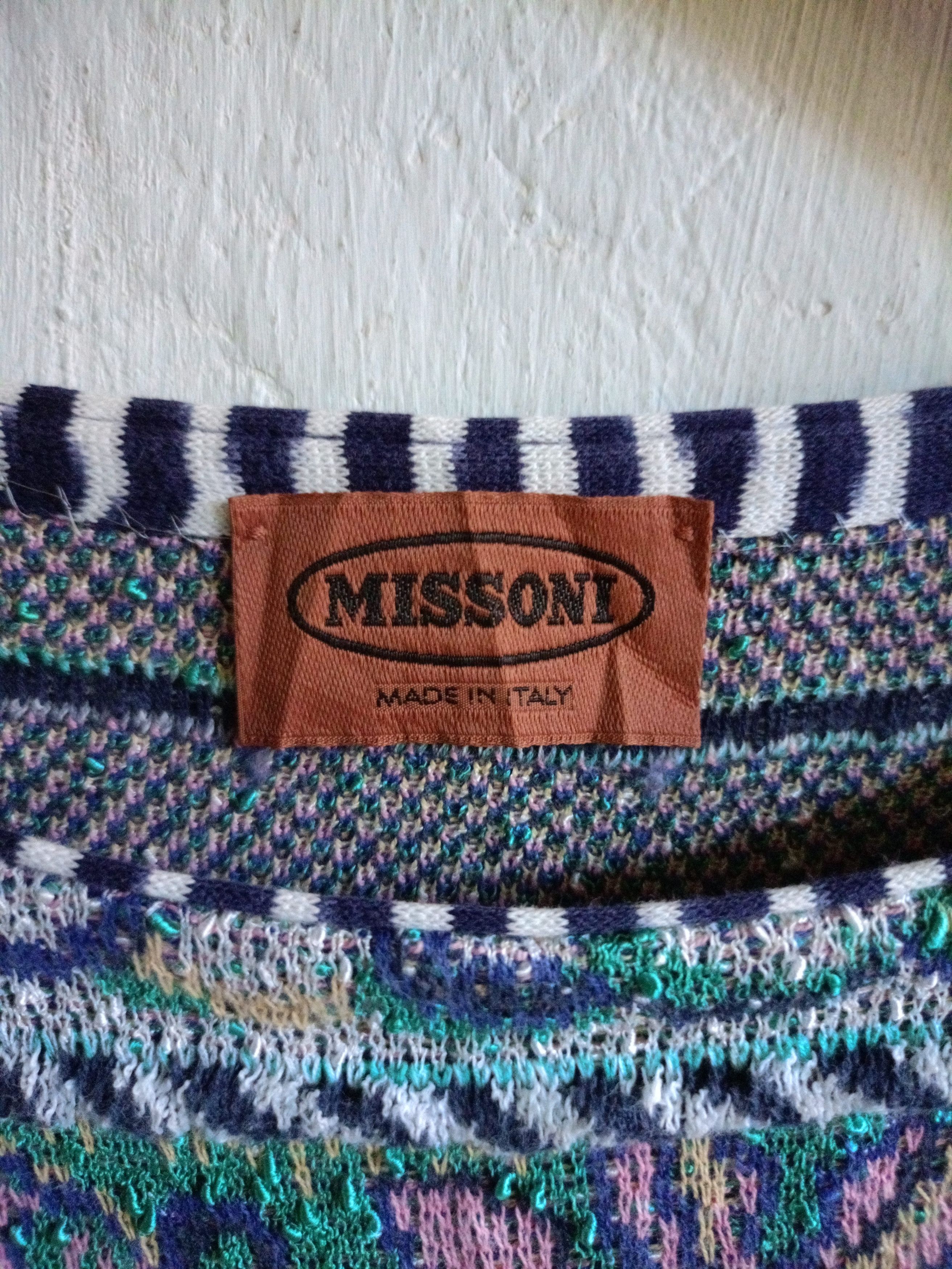 Missoni Vintage Missoni Knit Mini Dress Size S / US 4 / IT 40 - 4 Thumbnail