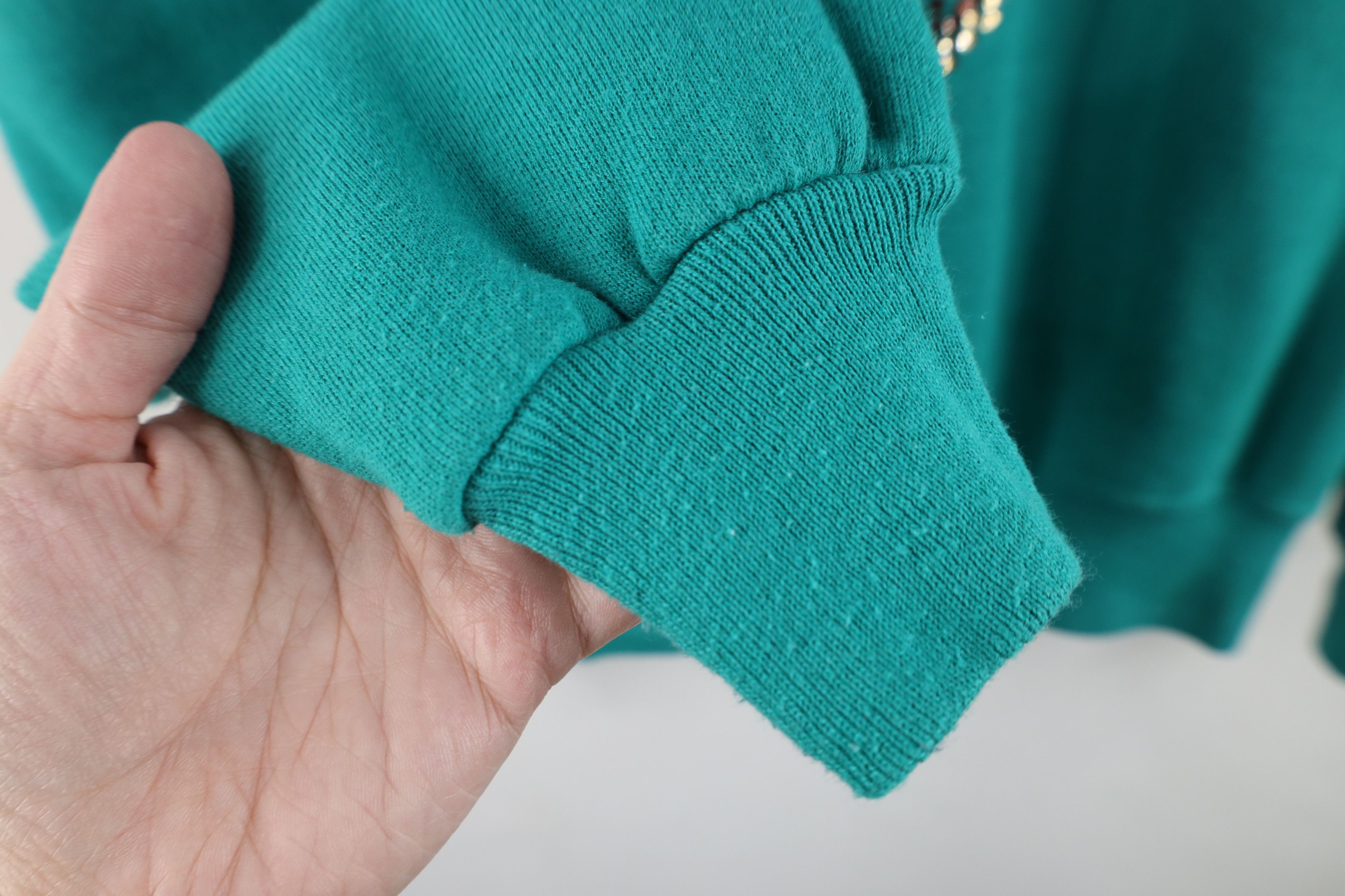 Vintage Vintage 90s Streetwear Christmas Teddy Bear Sweatshirt Size L / US 10 / IT 46 - 9 Thumbnail