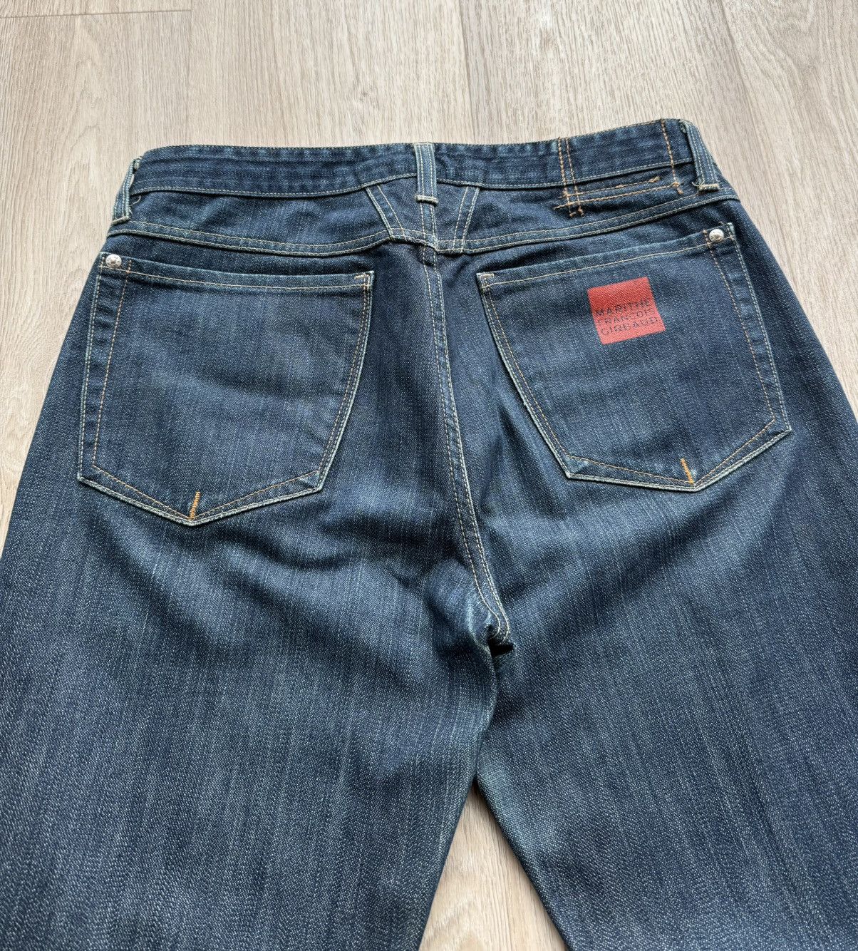 Marithe + Francois Girbaud Marithe Francois Girbaud Blue Jeans Avant Garde Pants Size US 31 - 11 Thumbnail