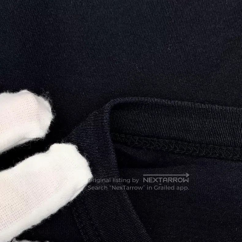Maison Margiela Maison Margiela Black logo letter print cotton round-neck Size US XL / EU 56 / 4 - 9 Thumbnail