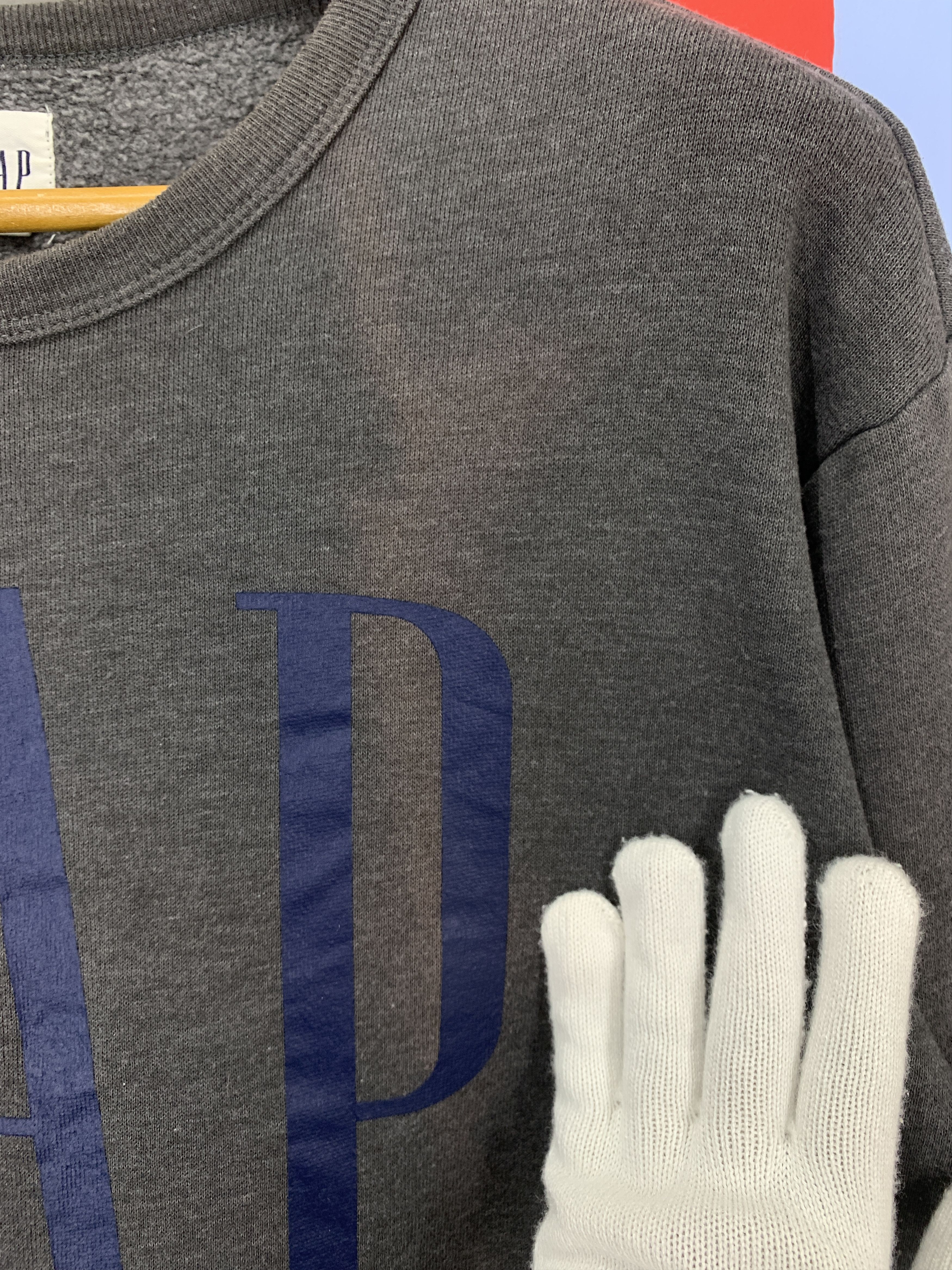 Gap GAP Big Logo Sweatshirt #2251/23 Size US L / EU 52-54 / 3 - 3 Thumbnail