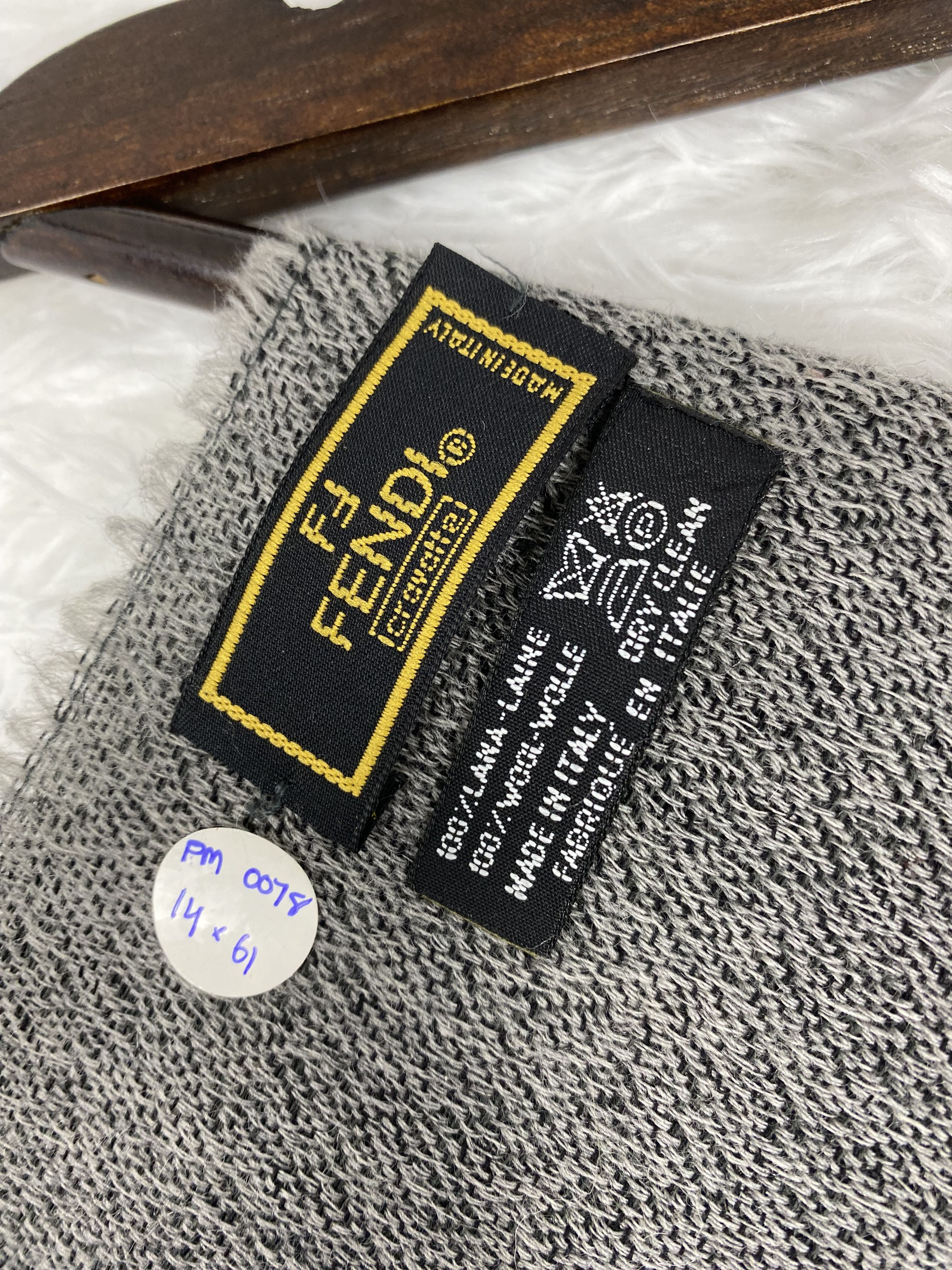 Fendi Vintage Fendi Scarf / Muffler Neckwear PM0078 Size ONE SIZE - 2 Thumbnail