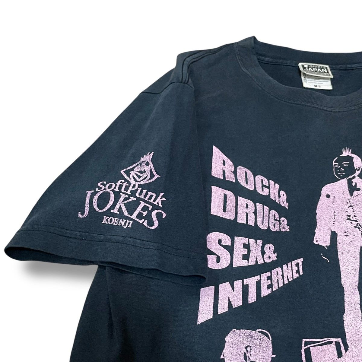 Japanese Brand × Seditionaries 🇯🇵 Y2K JAPANESE SOFT PUNK ROCK DRUGS SEX & INTERNET TSHIRT Size US M / EU 48-50 / 2 - 6 Thumbnail