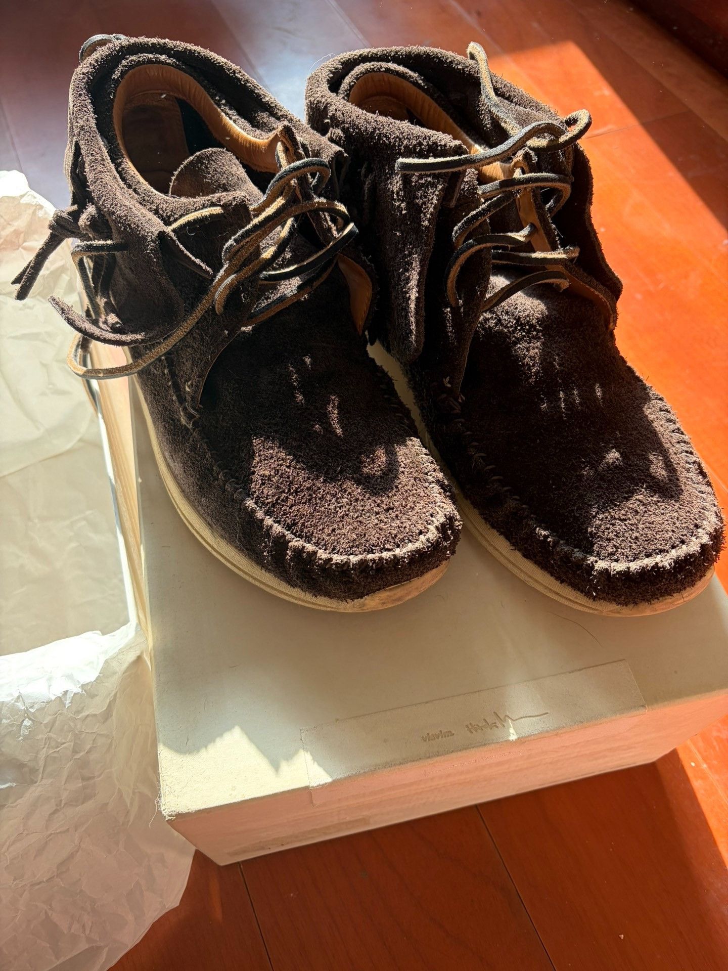 Visvim visvim fbt lgamo-folk dk.brown m10 Size US 10 / EU 43 - 1 Thumbnail