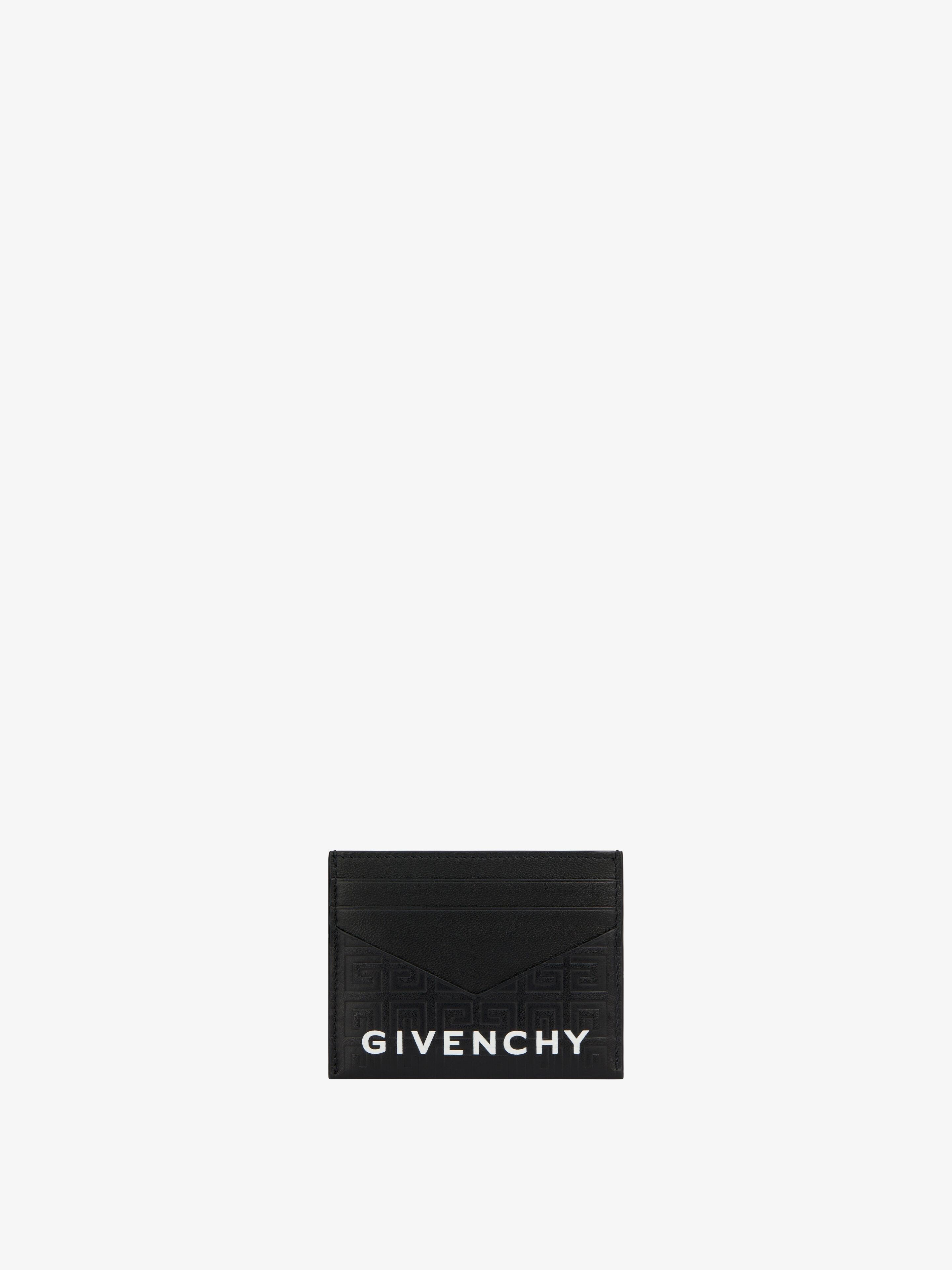 Givenchy o1srvl11e0925 Size: OS / Cut 4G Card Holder in Black Size ONE SIZE - 1 Thumbnail