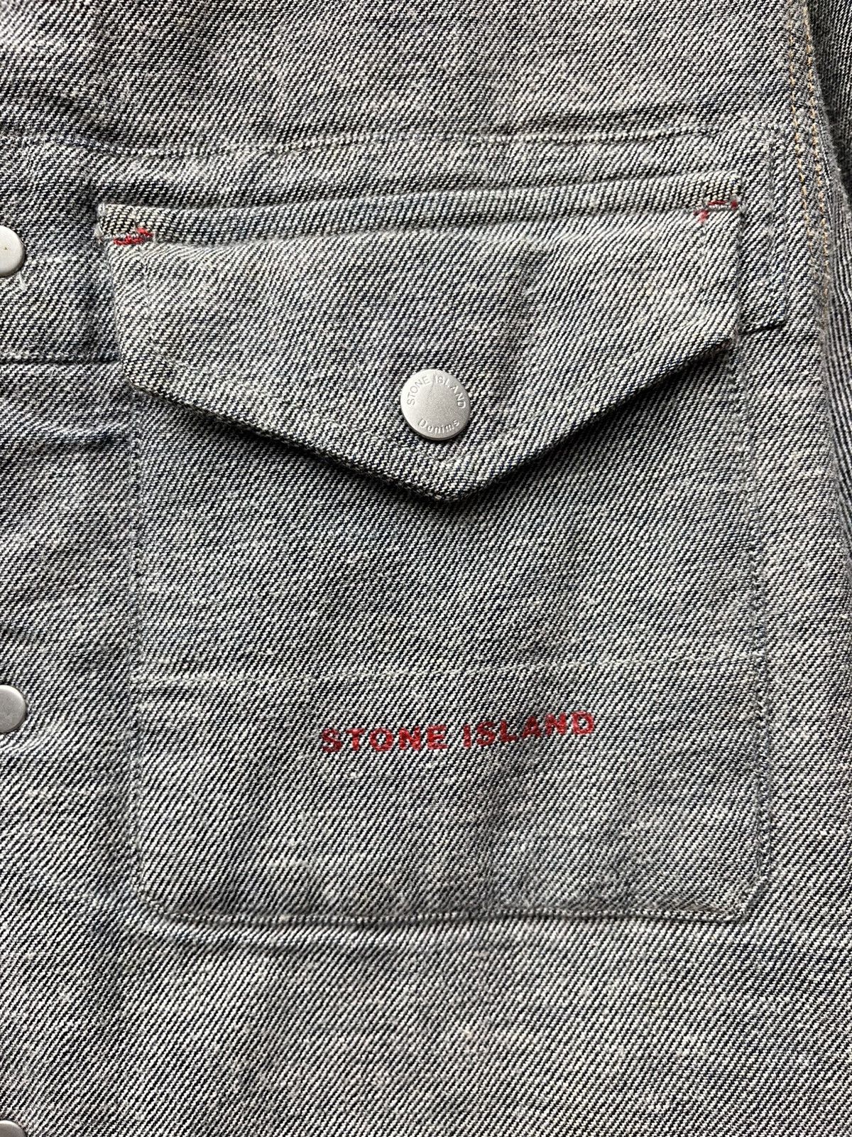 Stone Island Vintage stone island denim reversible jacket rare Size S / US 4 / IT 40 - 11 Thumbnail
