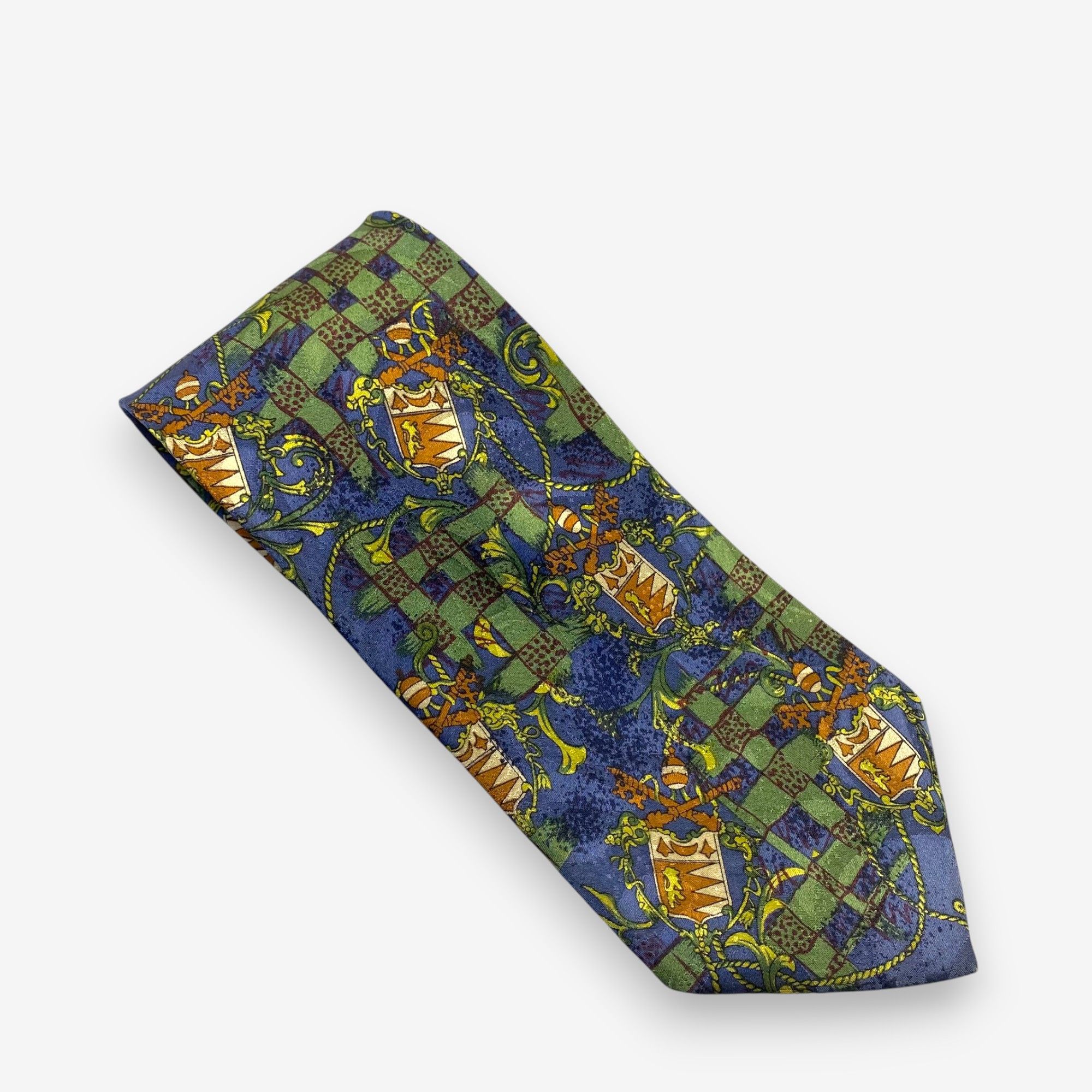 Carven Vintage Carven SILK Necktie Cravate Pure Silk Neck Tie Size ONE SIZE - 1 Thumbnail