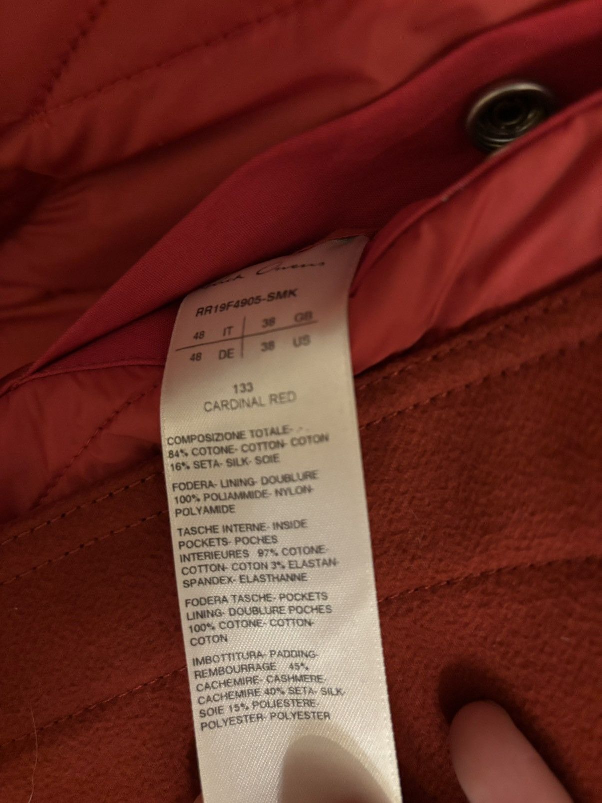 Rick Owens Rick Owens Larry Drella Coat F/W19 Size US L / EU 52-54 / 3 - 3 Thumbnail