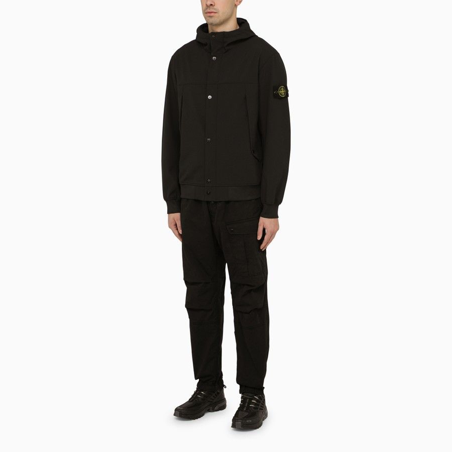 Stone Island o1d2blof0624 Light Soft Shell-R Jacket in Black Size US L / EU 52-54 / 3 - 2 Thumbnail