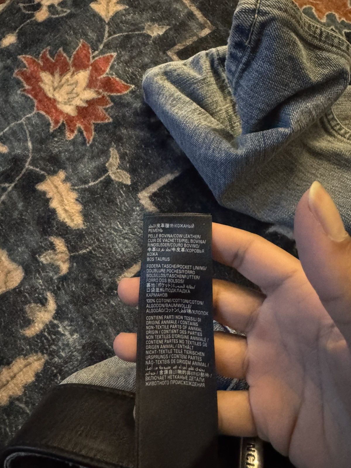 Balenciaga BALENCIAGA DENIM WITH BELT Size US 29 - 13 Thumbnail