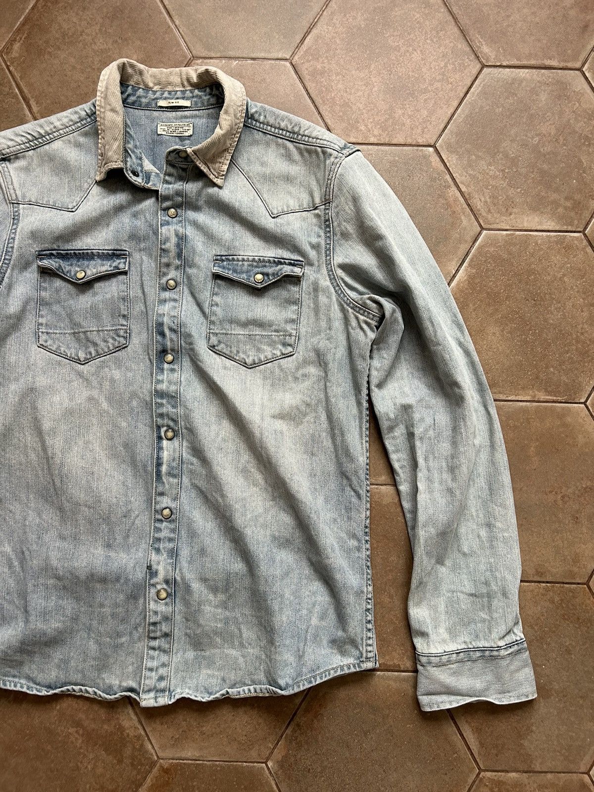 Allsaints ALL SAINT premium denim shirt western jeans Size US M / EU 48-50 / 2 - 3 Thumbnail