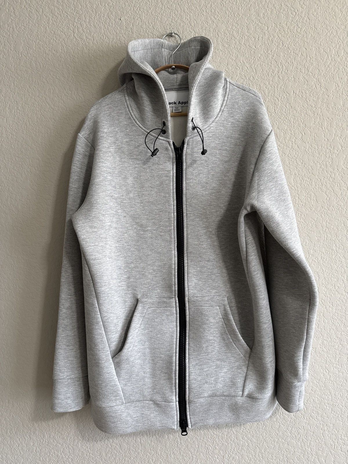Black Apple Black Apple Two Way Zip Long Hoodie Size US M / EU 48-50 / 2 - 3 Thumbnail