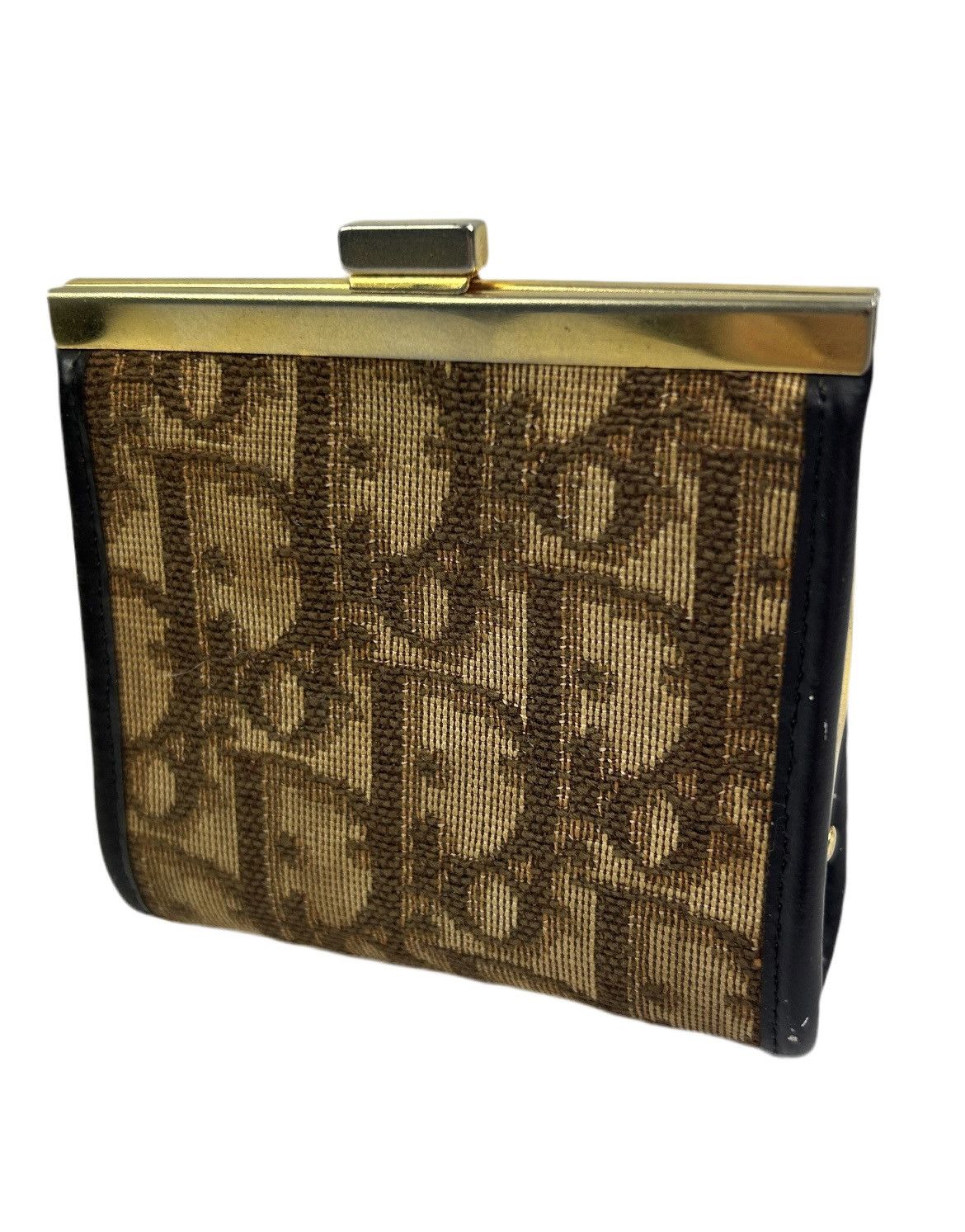 Dior Trotter Monogram leather coin pouch