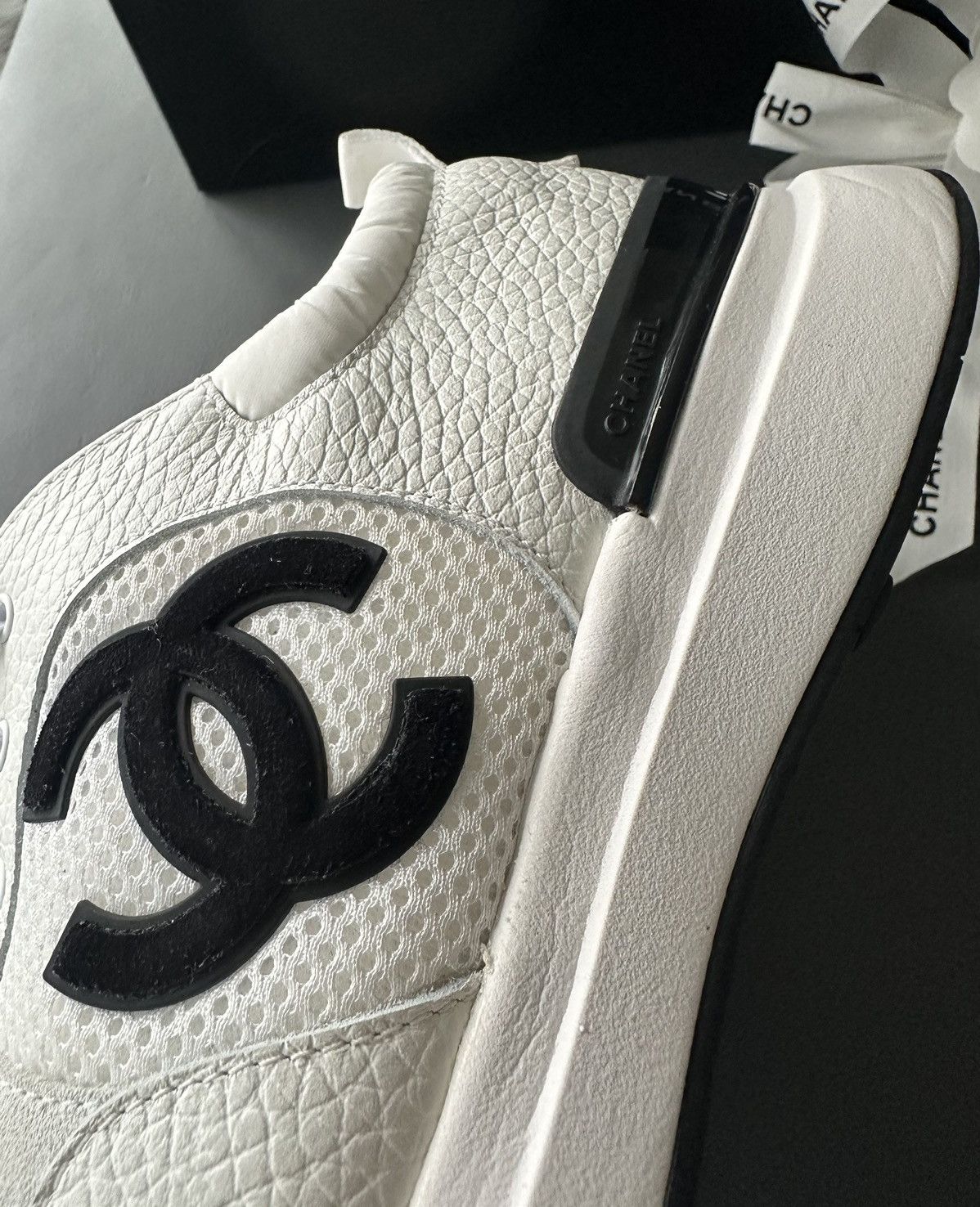 Chanel Super Rare Limited Edition Chanel Logo Men’s Sneaker Size US 11 / EU 44 - 12 Thumbnail
