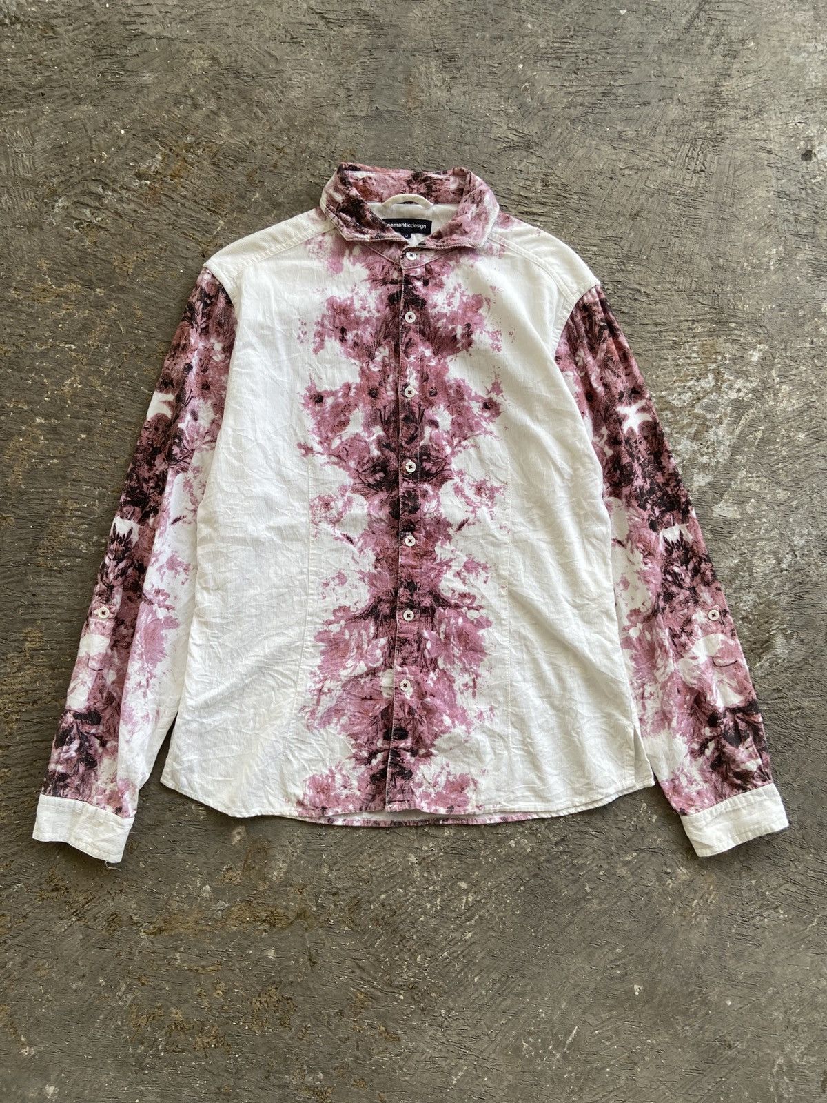 semanticdesign 2000s Semanticdesign - Harajuku Style Corduroy Button Shirt Size US M / EU 48-50 / 2 - 1 Thumbnail