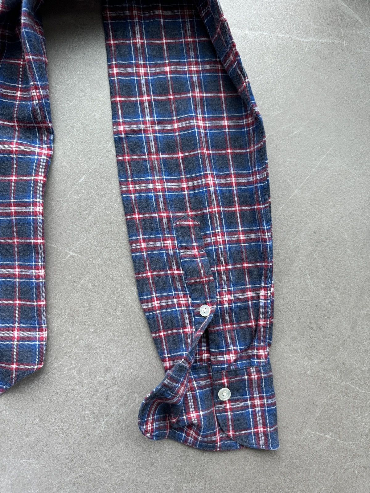 Ring Jacket Elento by Ring Jacket Japan Made Mens Cotton Check Shirt Size US S / EU 44-46 / 1 - 8 Thumbnail