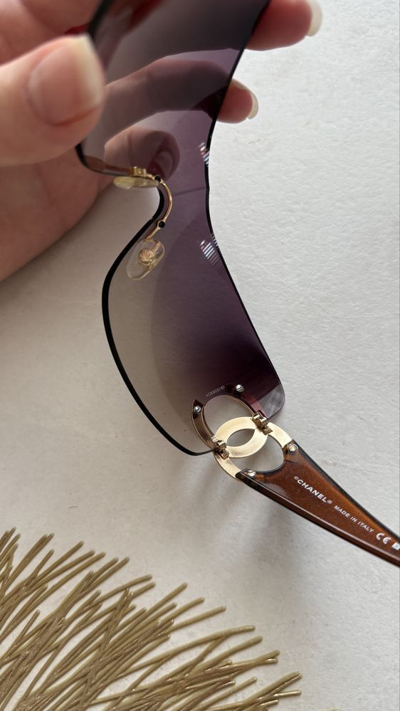 Chanel Vintage Chanel CC Logo Sunglasses Size ONE SIZE - 5 Thumbnail