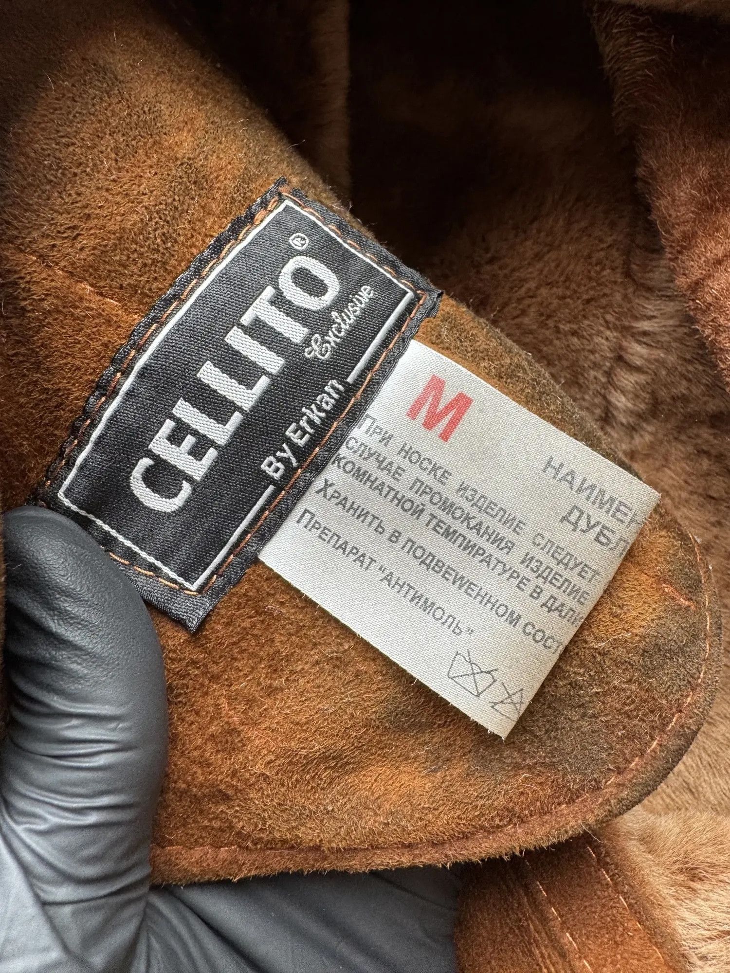 Vintage Real Sheepskin Coat From The 90s(V212) Size M / US 6-8 / IT 42-44 - 7 Thumbnail