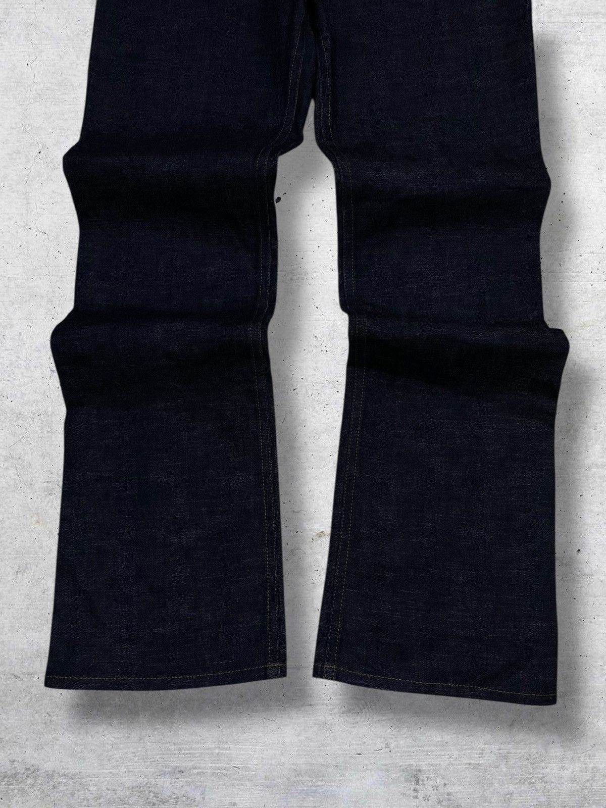 Yves Saint Laurent VINTAGE YVES SAINT LAURENT 90S DESIGNER FLARED MODEL DENIM Size US 27 - 3 Thumbnail