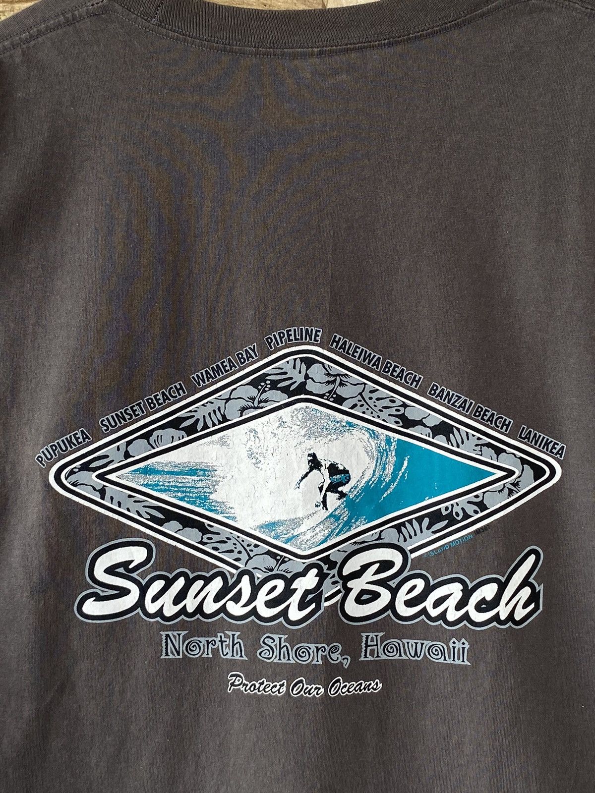 Vintage Vintage Sunset Beach Surfing Tees Size US L / EU 52-54 / 3 - 3 Thumbnail